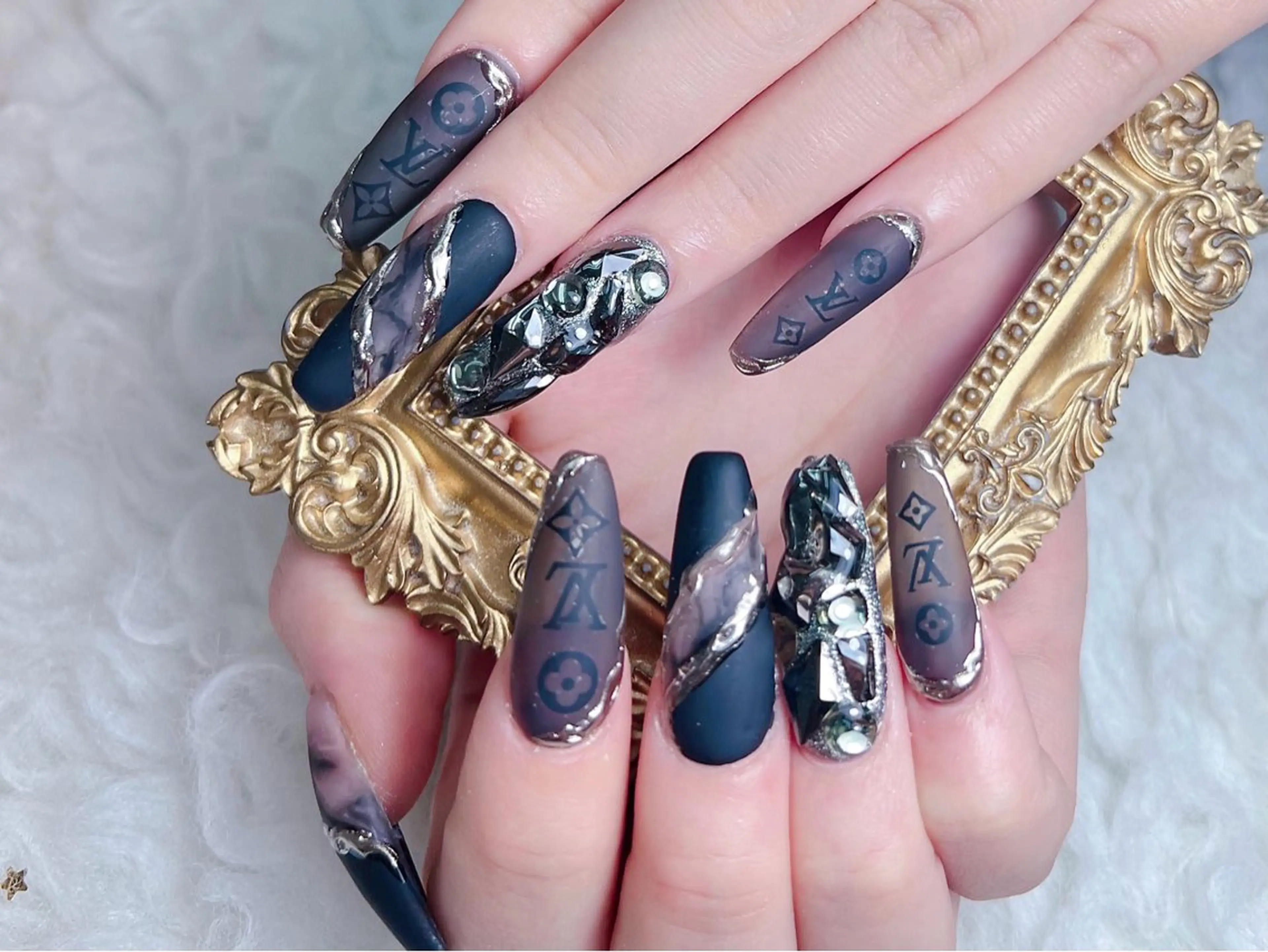 ロング ネイルプリンセス所属・princess 木戸　唯のネイルデザイン