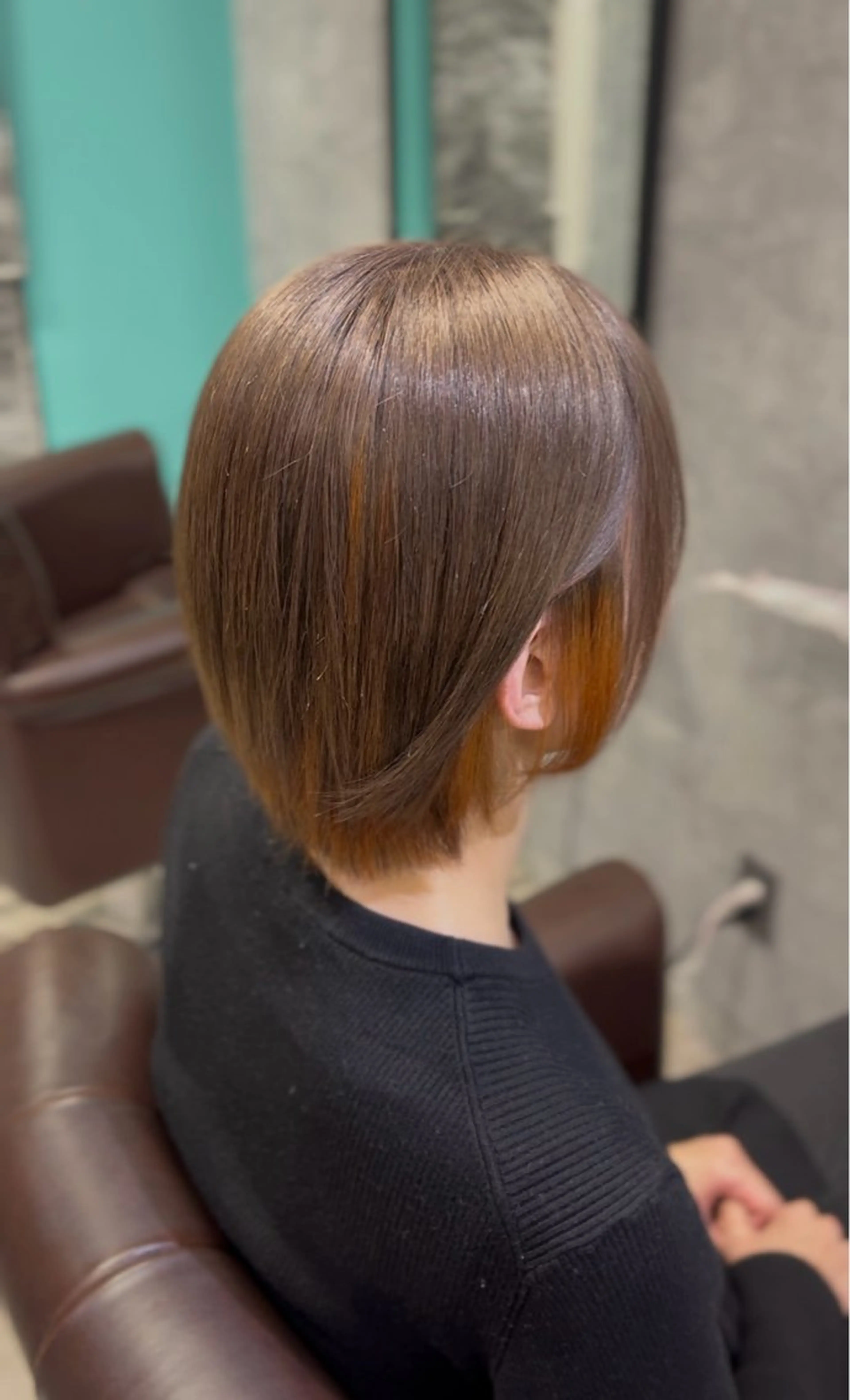 ミディアム ヘアカラー ❄️高木 里歩❄️のヘアスタイル