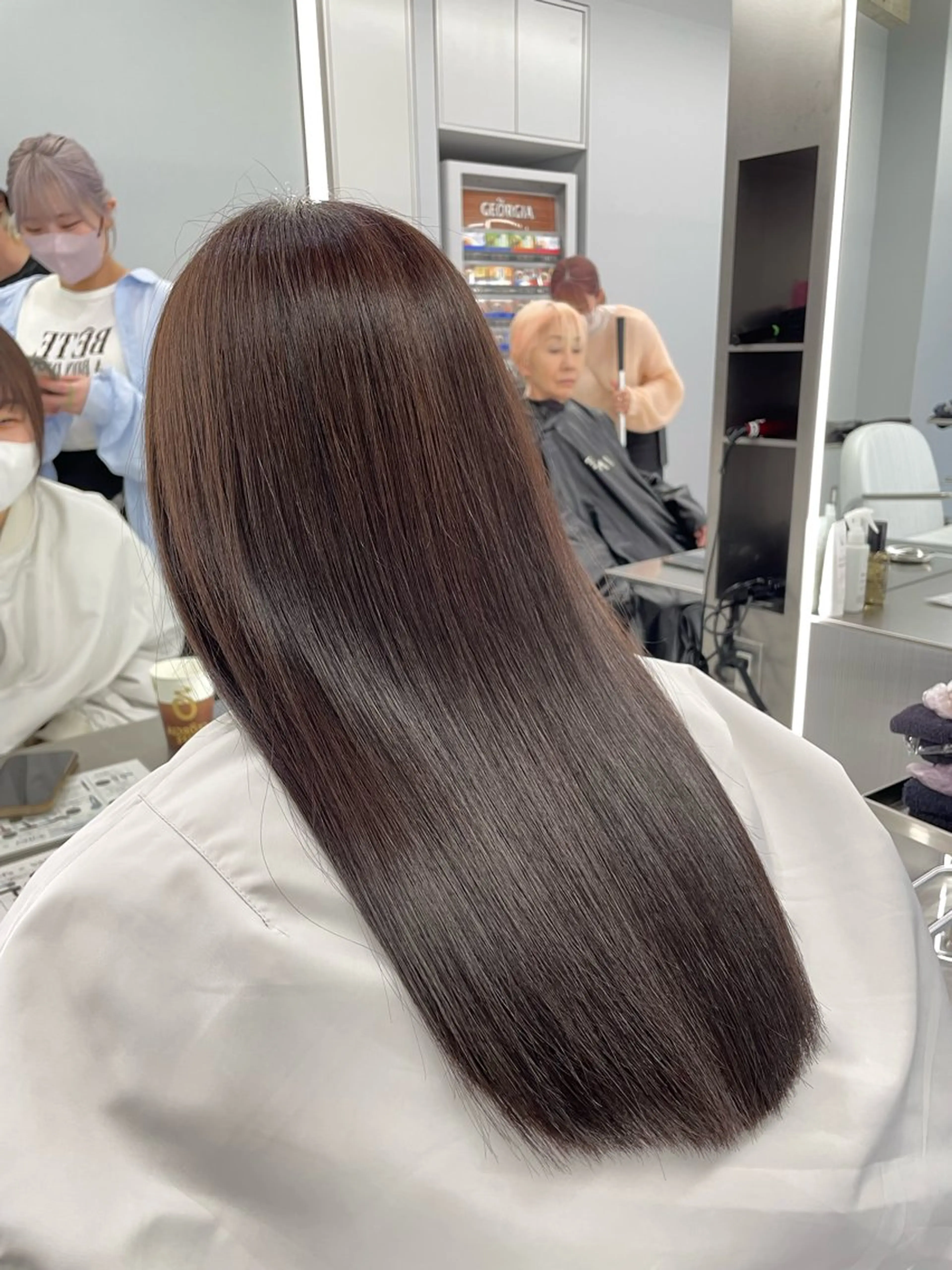 ロング 透明感ミルクティー✨ 西澤 ジュンヤのヘアスタイル