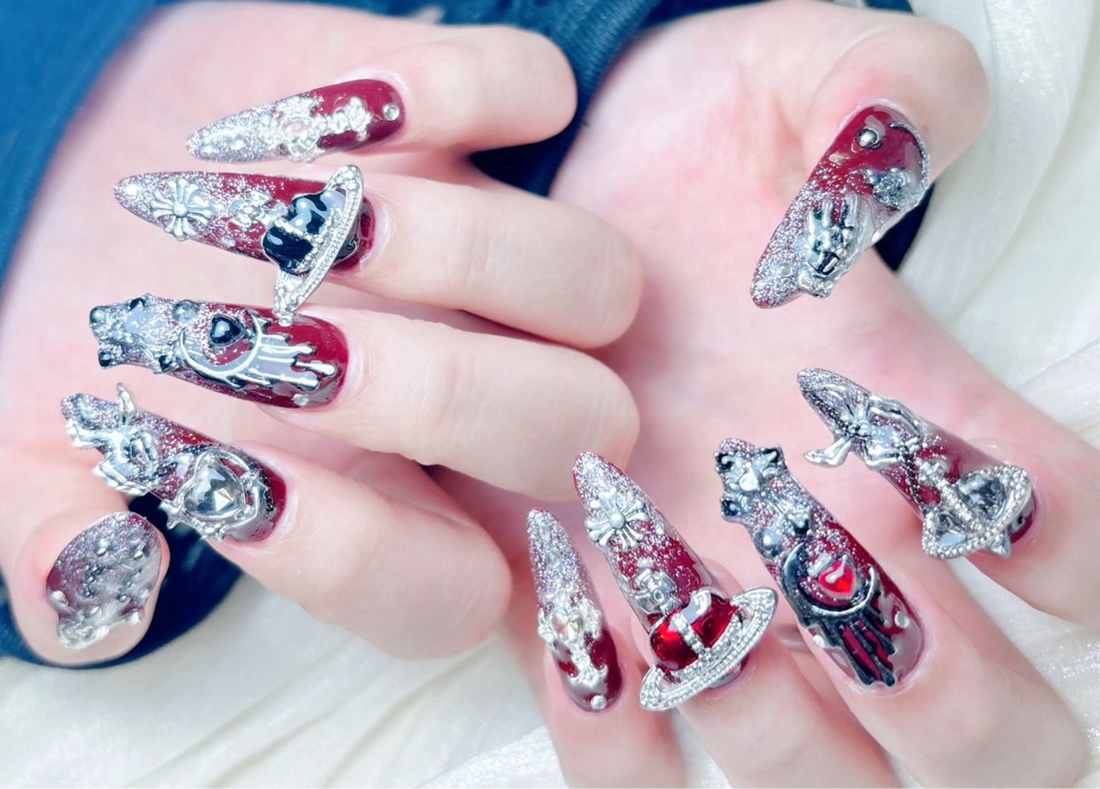 ネイル ハンドネイル M🌷nail 長さだし専門店のネイルデザイン