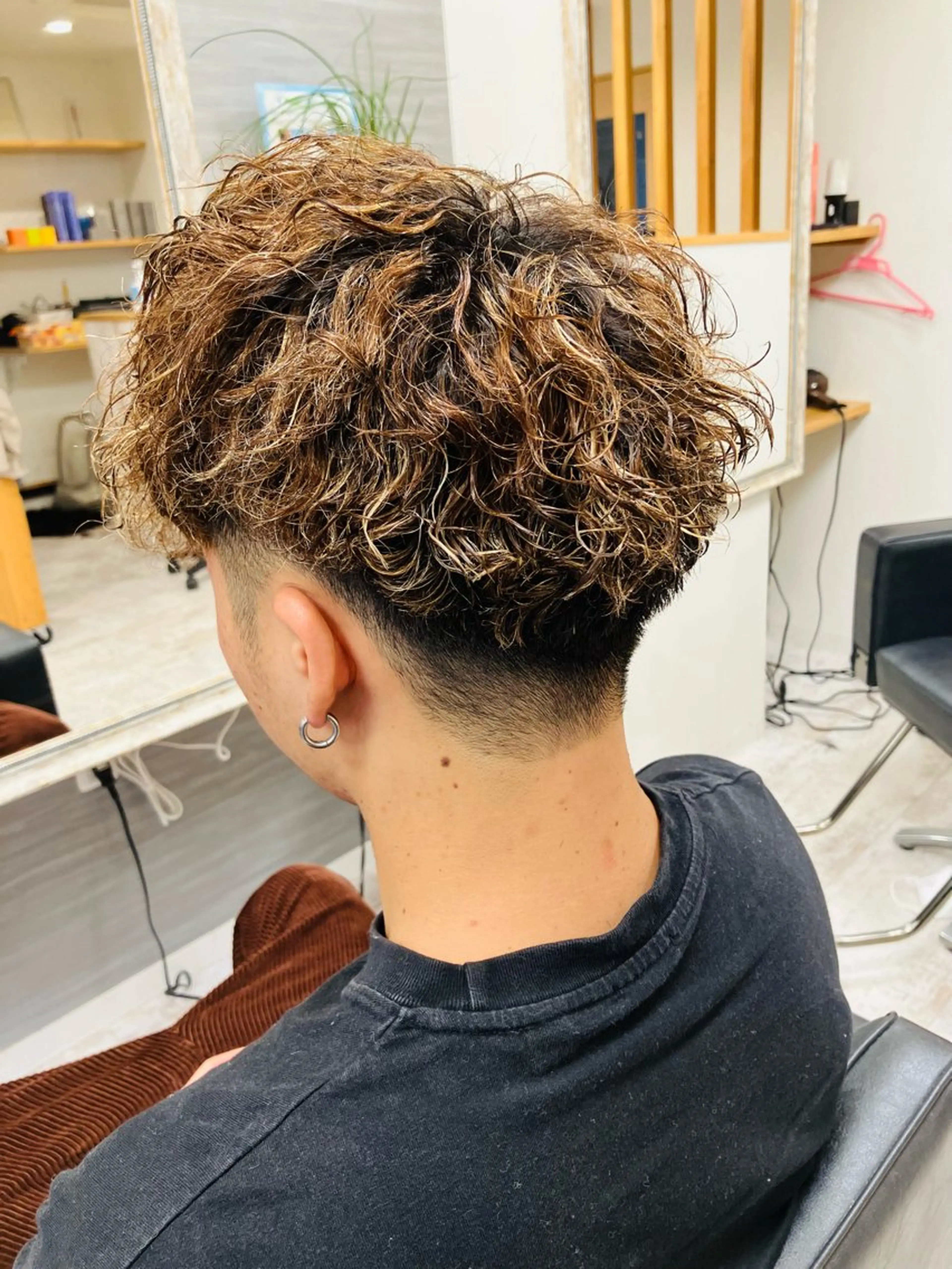 パーマ メンズ カット パーマ メンズ特化/パーマ/ フェードWATARUのヘアスタイル