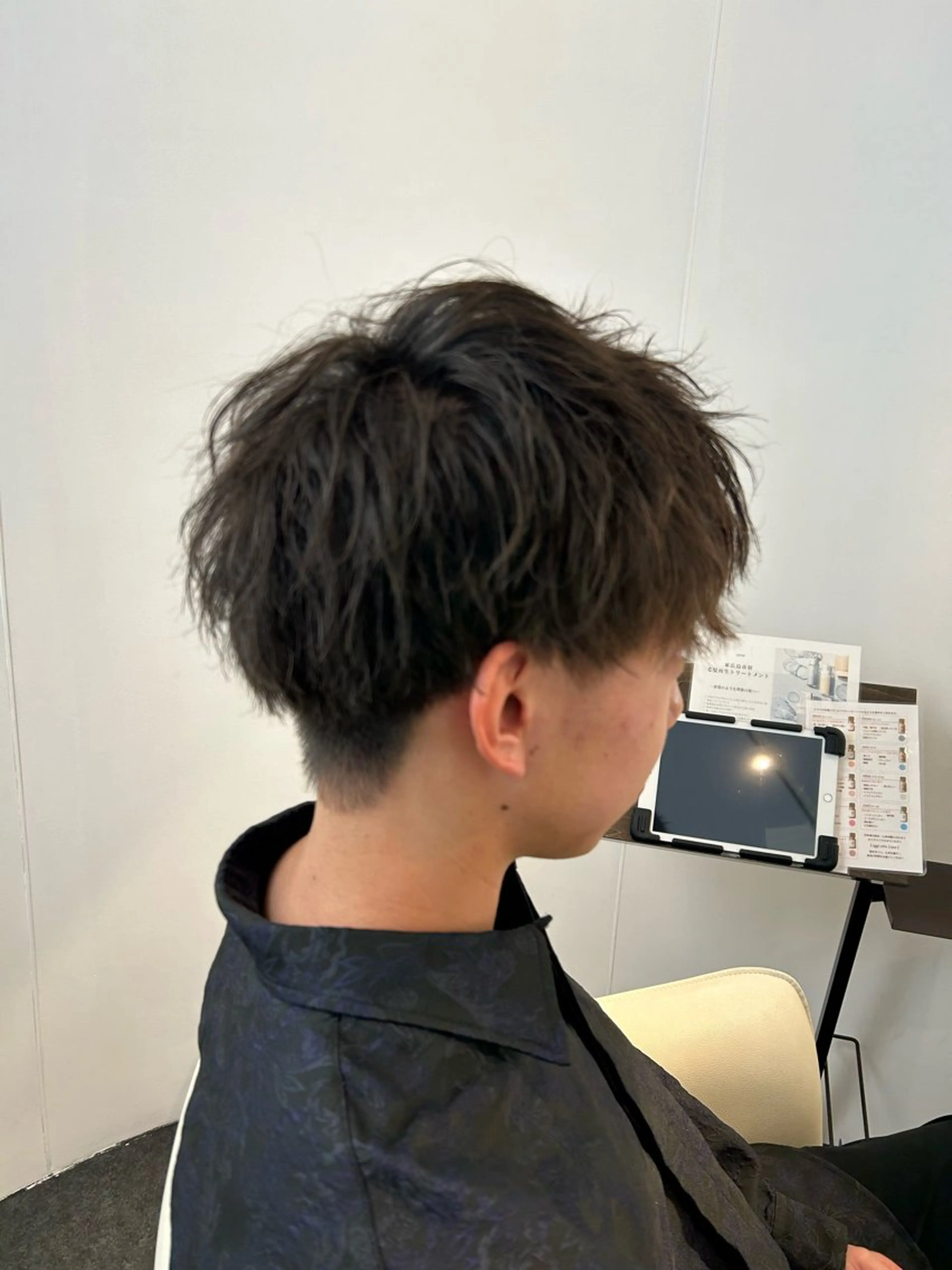 ショート パーマ メンズ レイフィールド観光通り店所属・Ryo ⭐︎のヘアスタイル