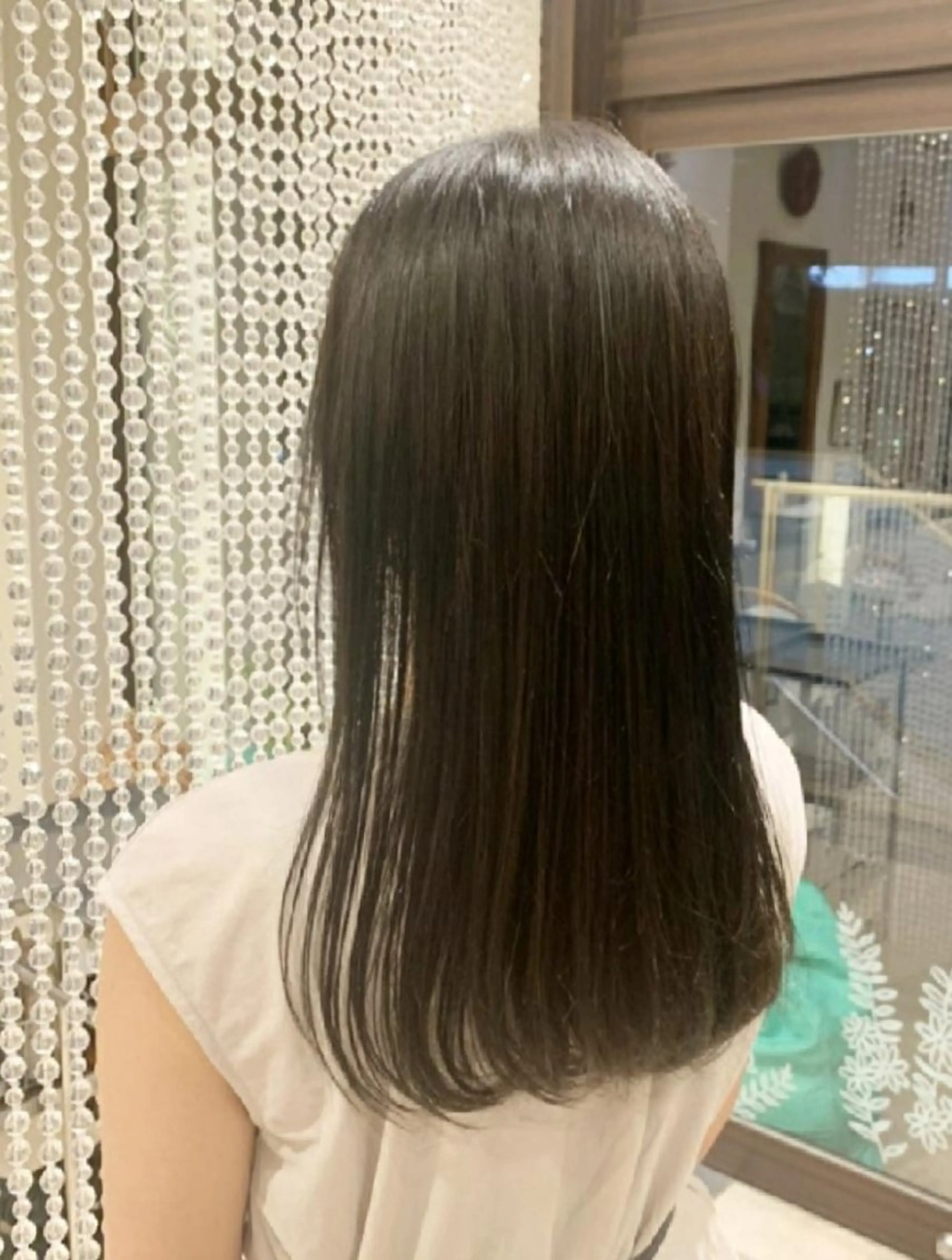 ロング パーマ 縮毛矯正 縮毛矯正 【縮毛矯正/髪質改善 カラー】yumiのヘアスタイル