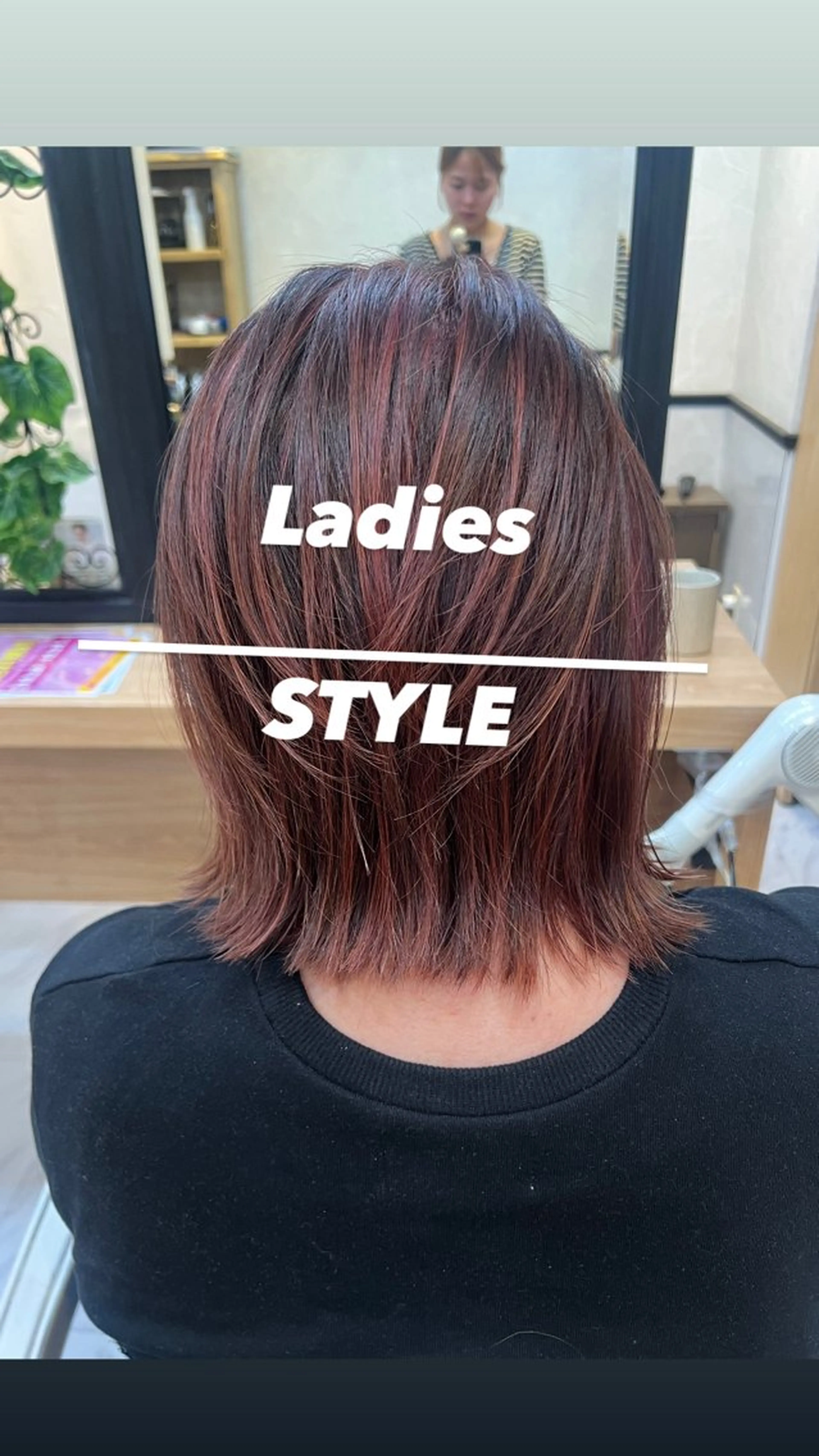 ミディアム カラー カット ヘアカラー トリートメント 大人女性ぼかし メンズ強化🦙平作のヘアスタイル