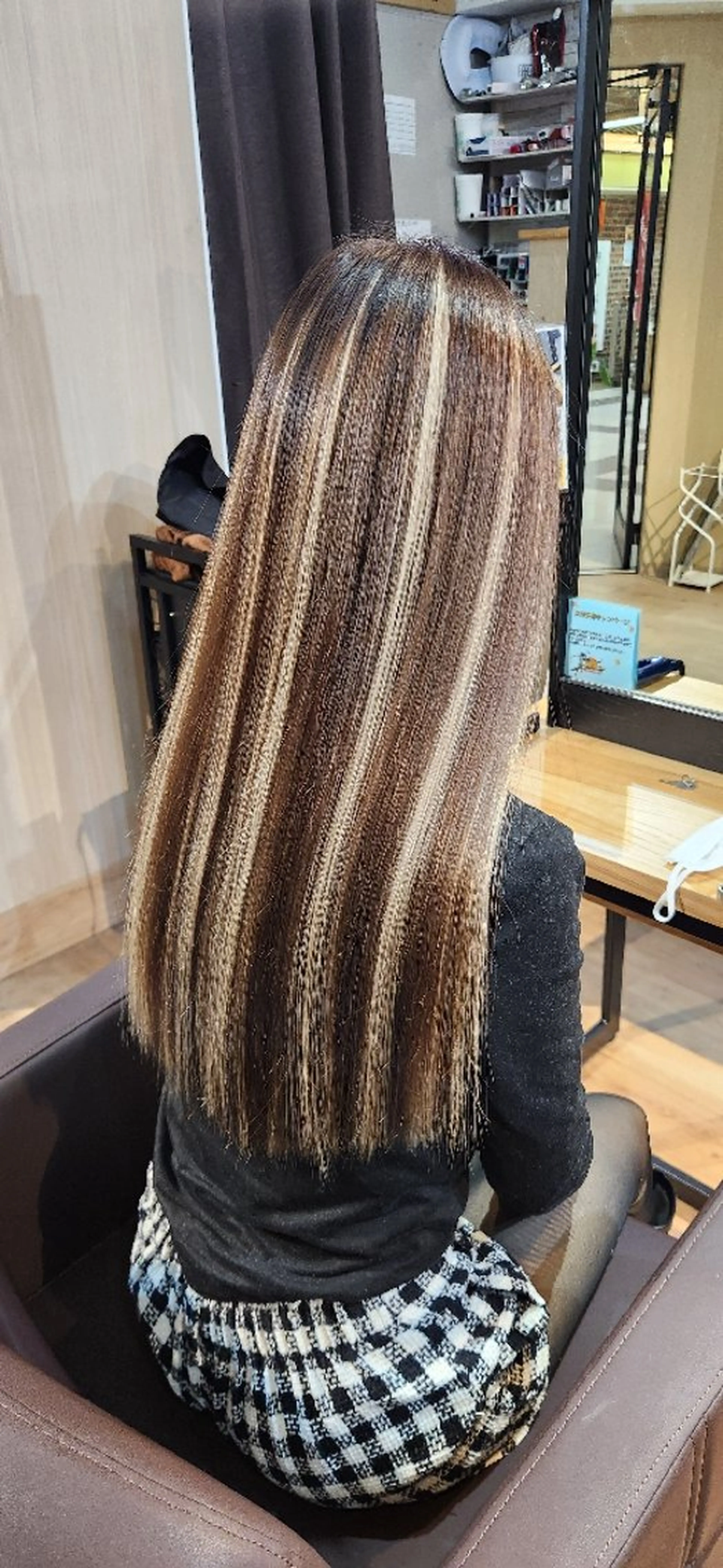 馴染ませカット+シールエクステ40本の写真