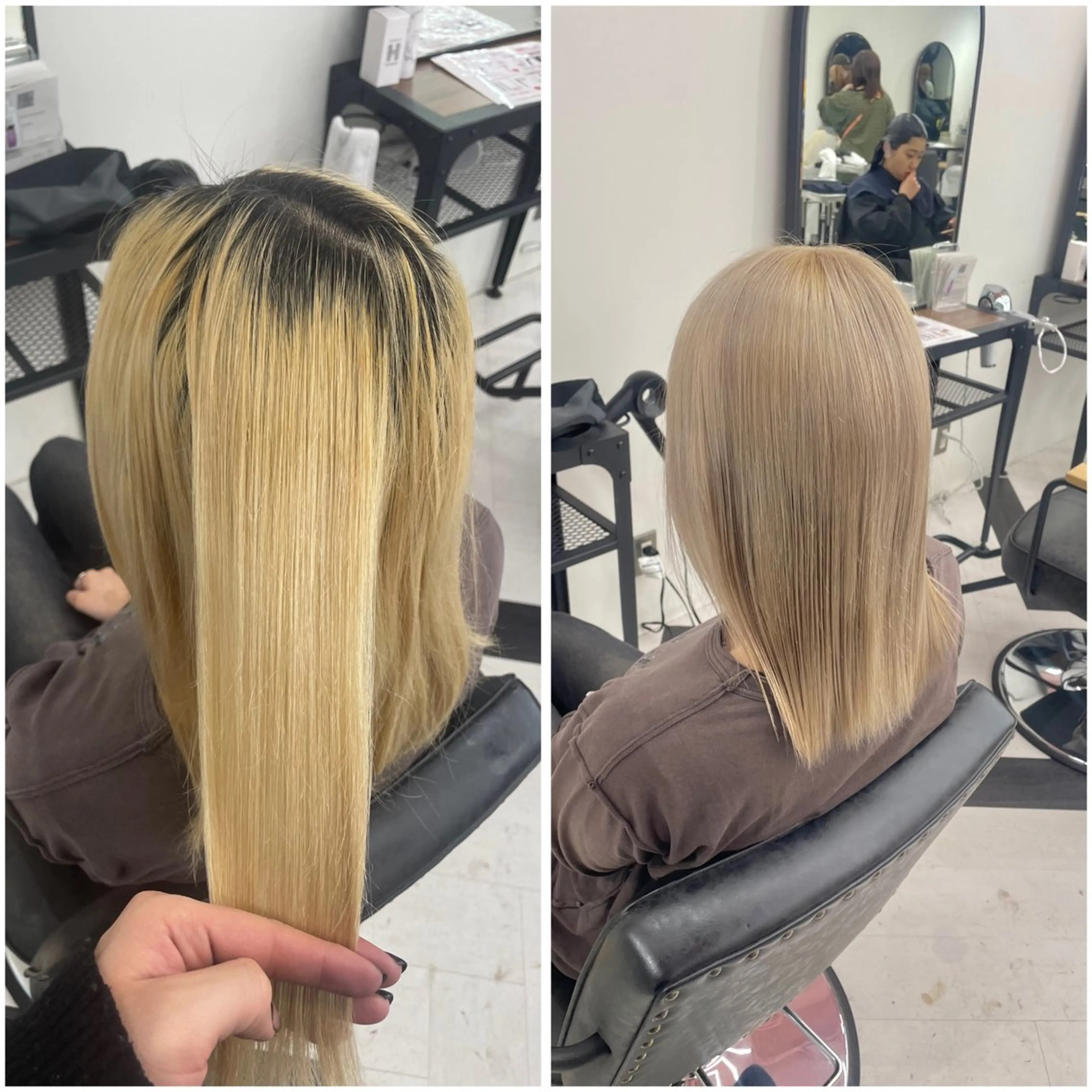 セミロング カラー メンズ 暖色/艶髪/ 透明感カラー/なおとのヘアスタイル