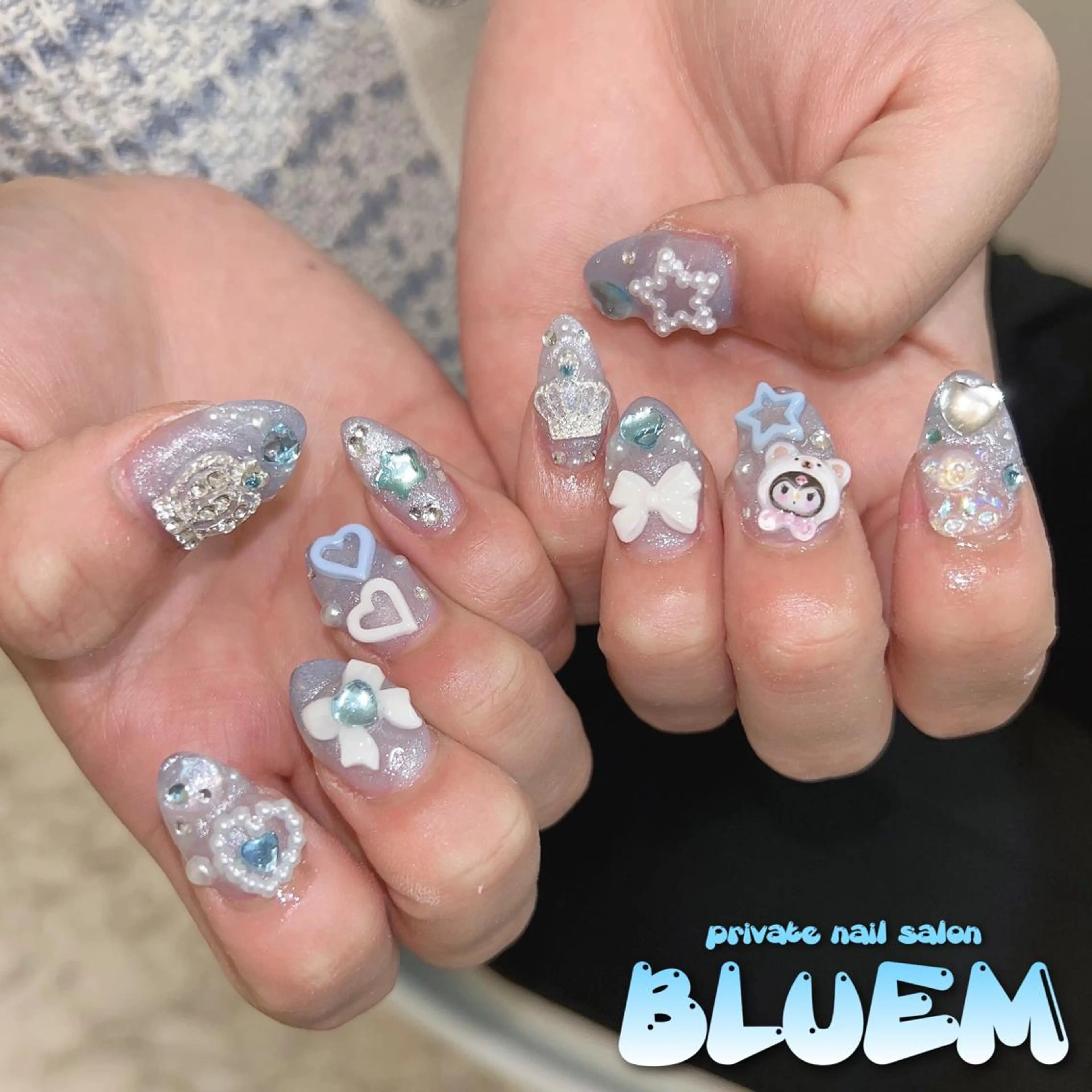 ネイル ハンドネイル BLUEM なな🐶のネイルデザイン