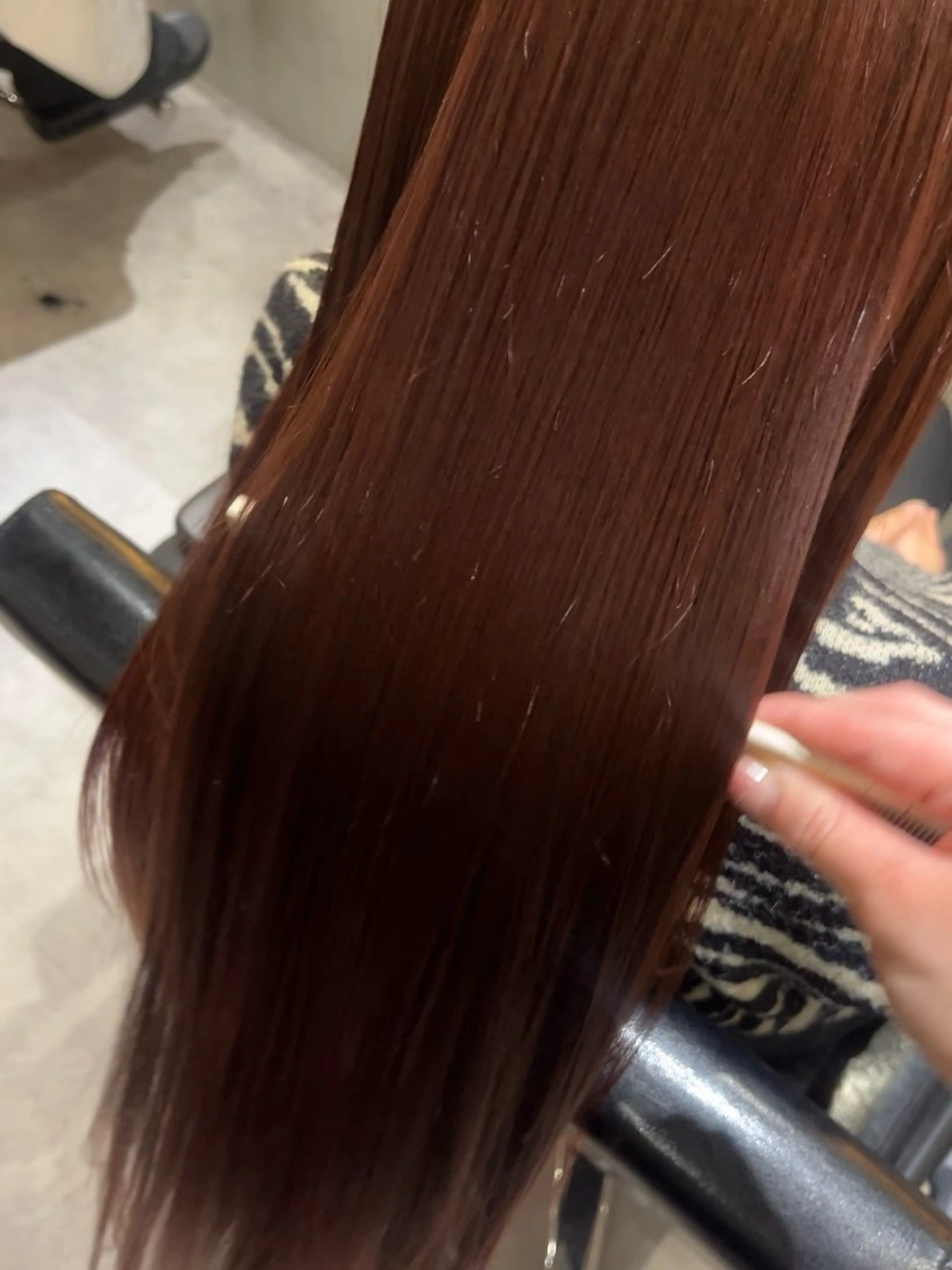 ロング カラー カット ヘアカラー ロングカット/ うる艶カラー/ユイのヘアスタイル