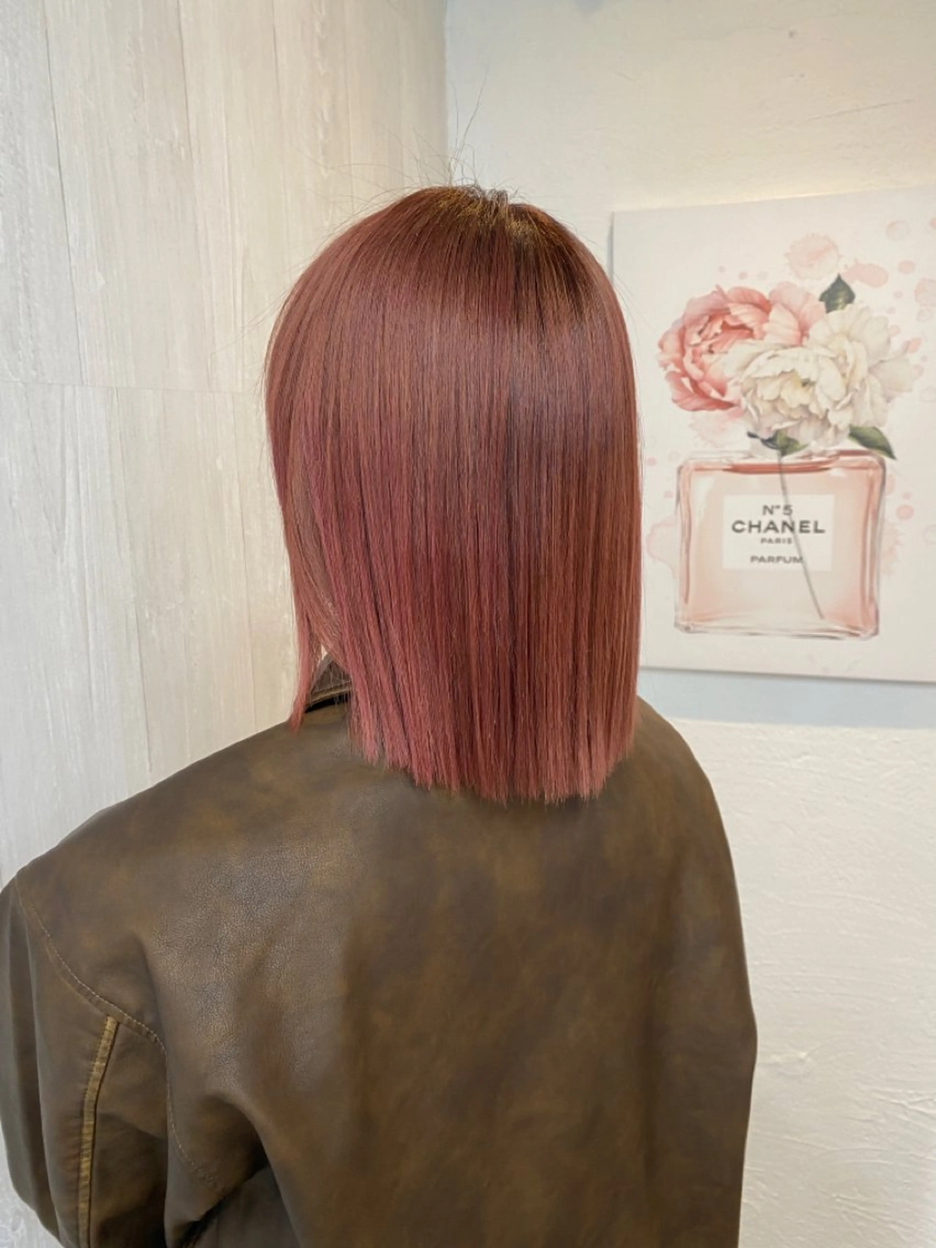 ミディアム 髪質改善 トリートメント ヘアカラー トリートメント GLOSS 心斎橋 山上のヘアスタイル