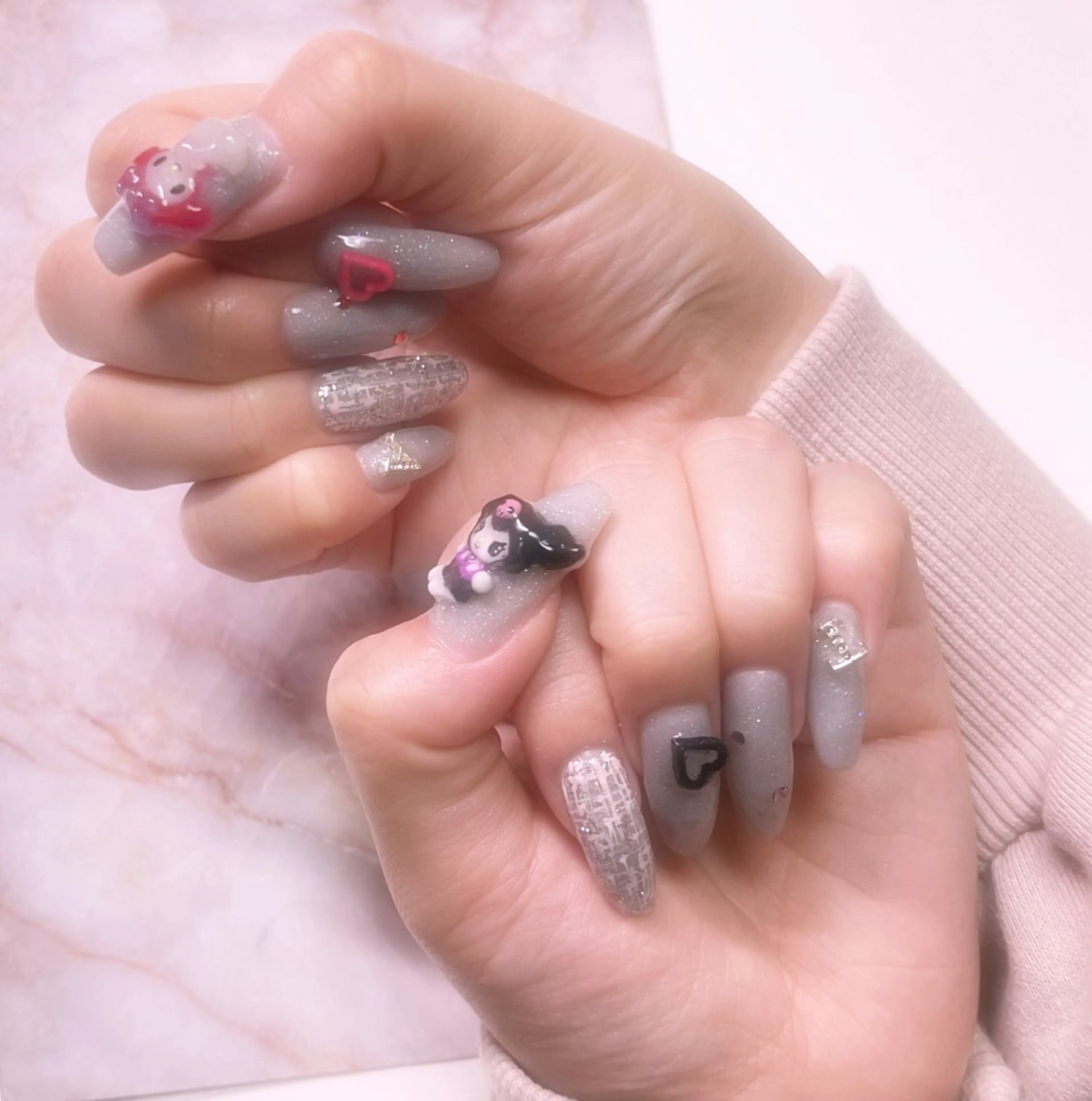 ネイル 長さ出し スカルプネイル plaisir所属・plaisir プレジールネイルのネイルデザイン