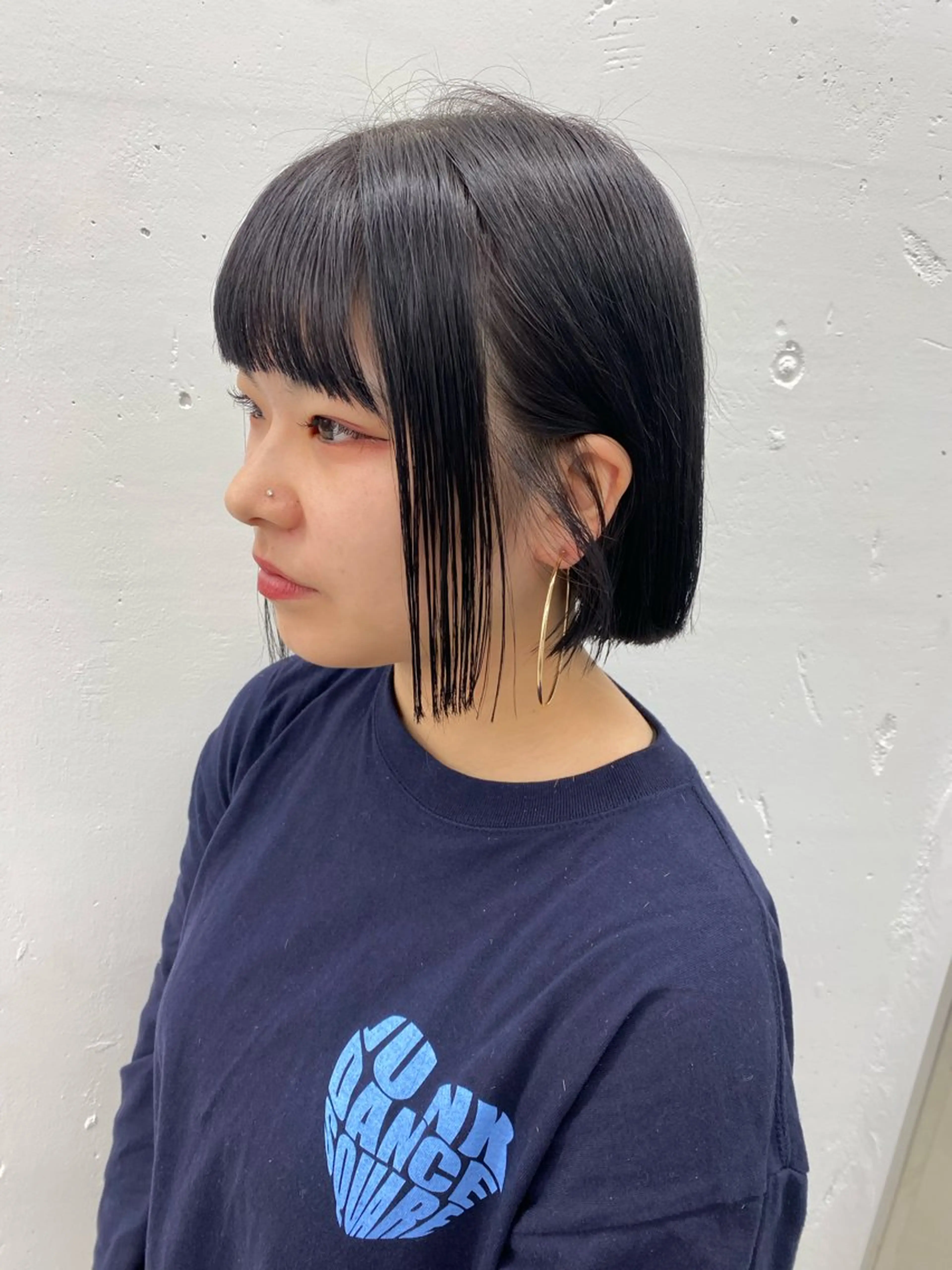 ショート カラー ボブ カット ヘアカラー 夕羽夢🍓矢場/ 透明感カラーのヘアスタイル