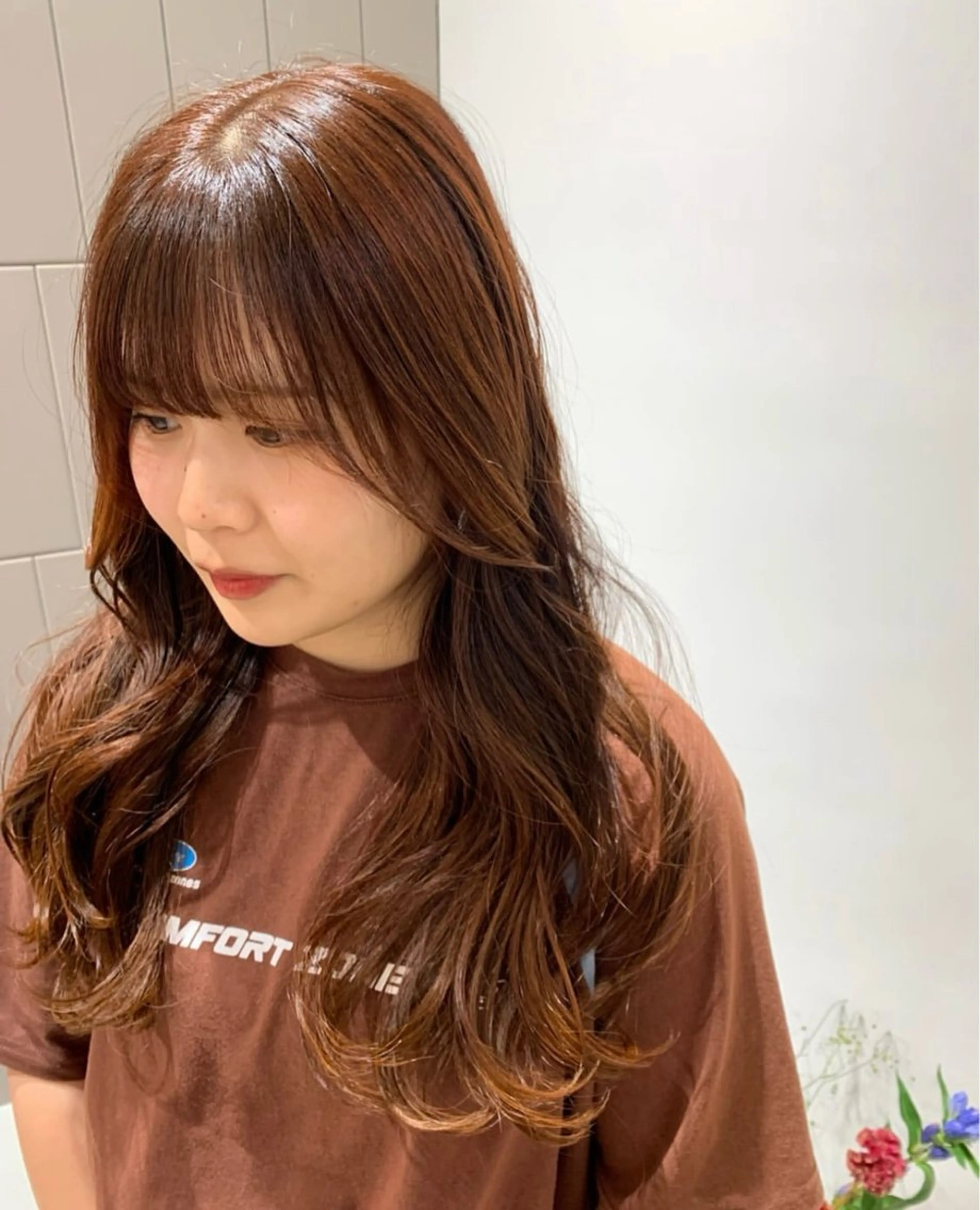 ロング カラー MASHUAtoro所属・梅田美容室／ ときのヘアスタイル