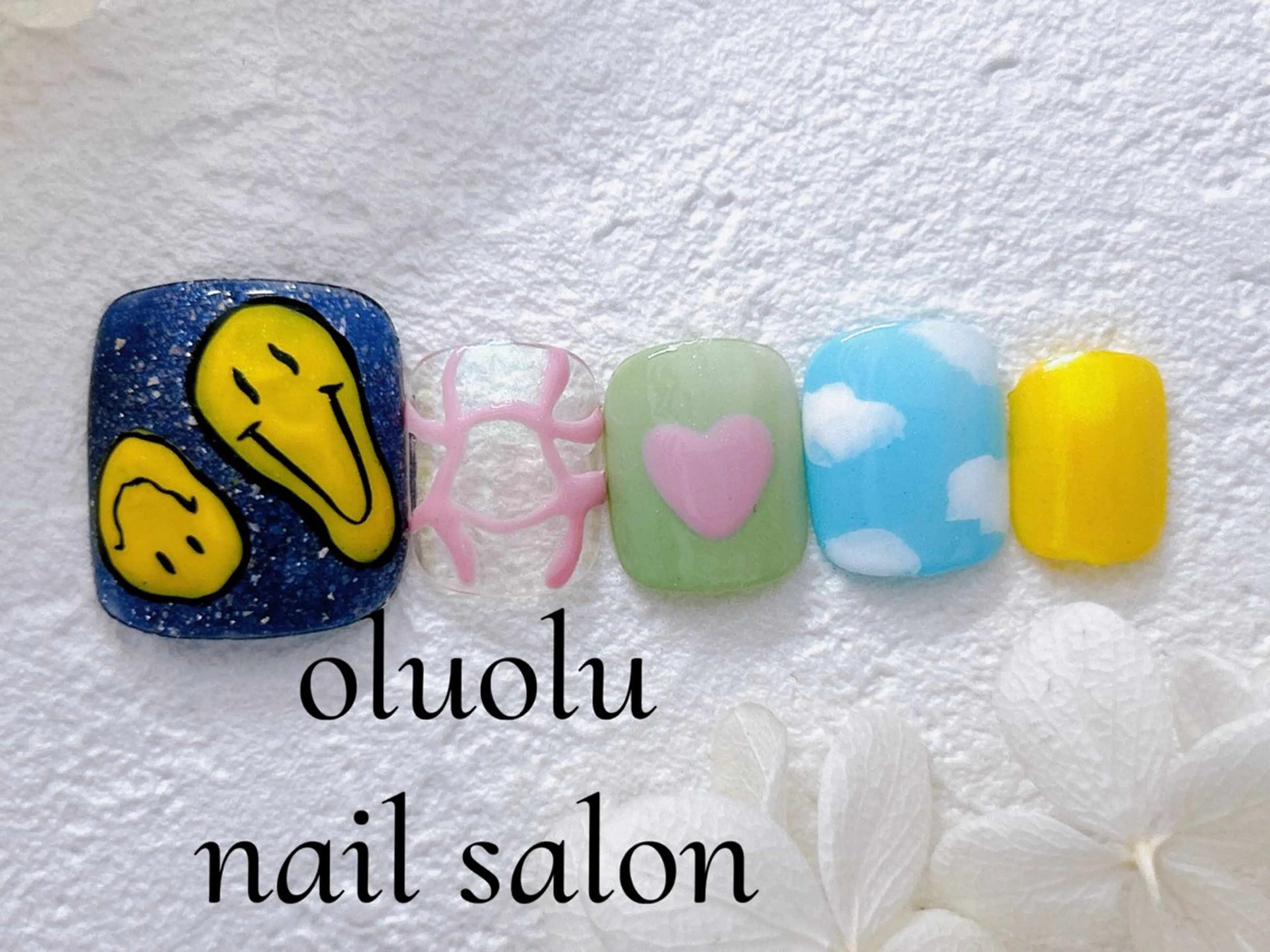 ネイル フットネイル oluolu nailsalonのネイルデザイン