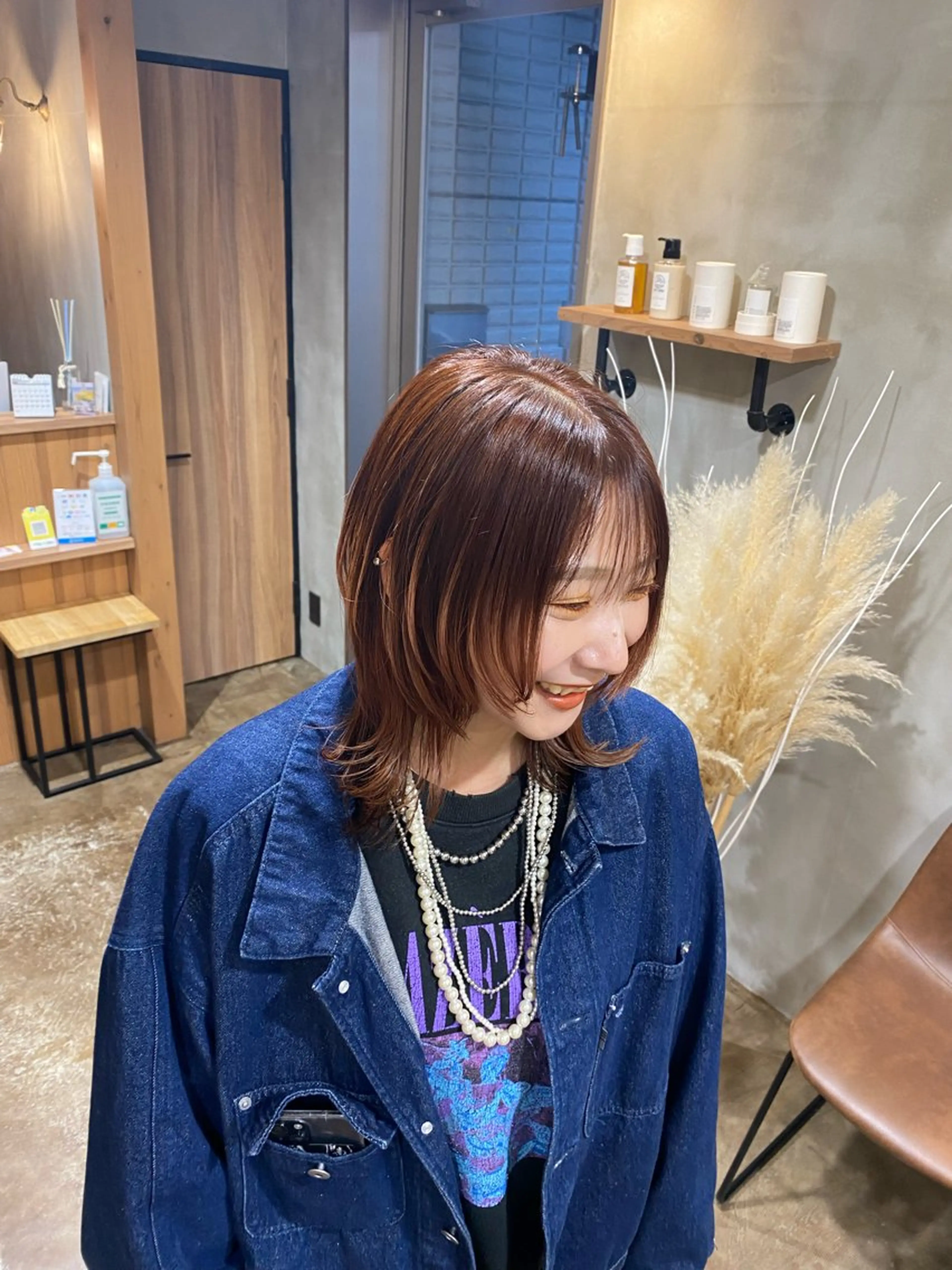 ミディアム カラー レイヤーカット Sol×cielo所属・内田 匠真のヘアスタイル