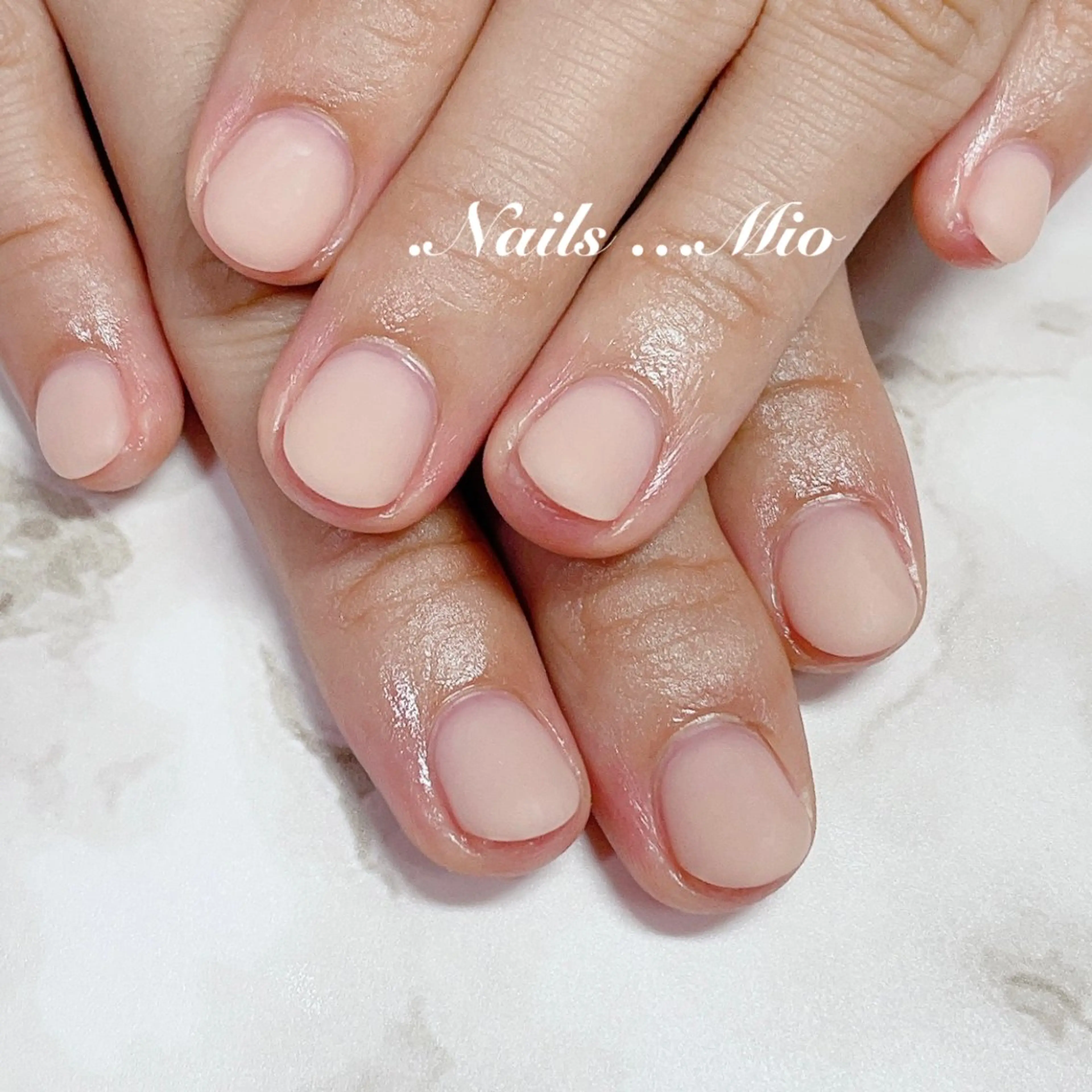 ネイル ジェルネイル マットネイル ワンカラーネイル .Nails Mio 赤羽西ネイルサロンのネイルデザイン