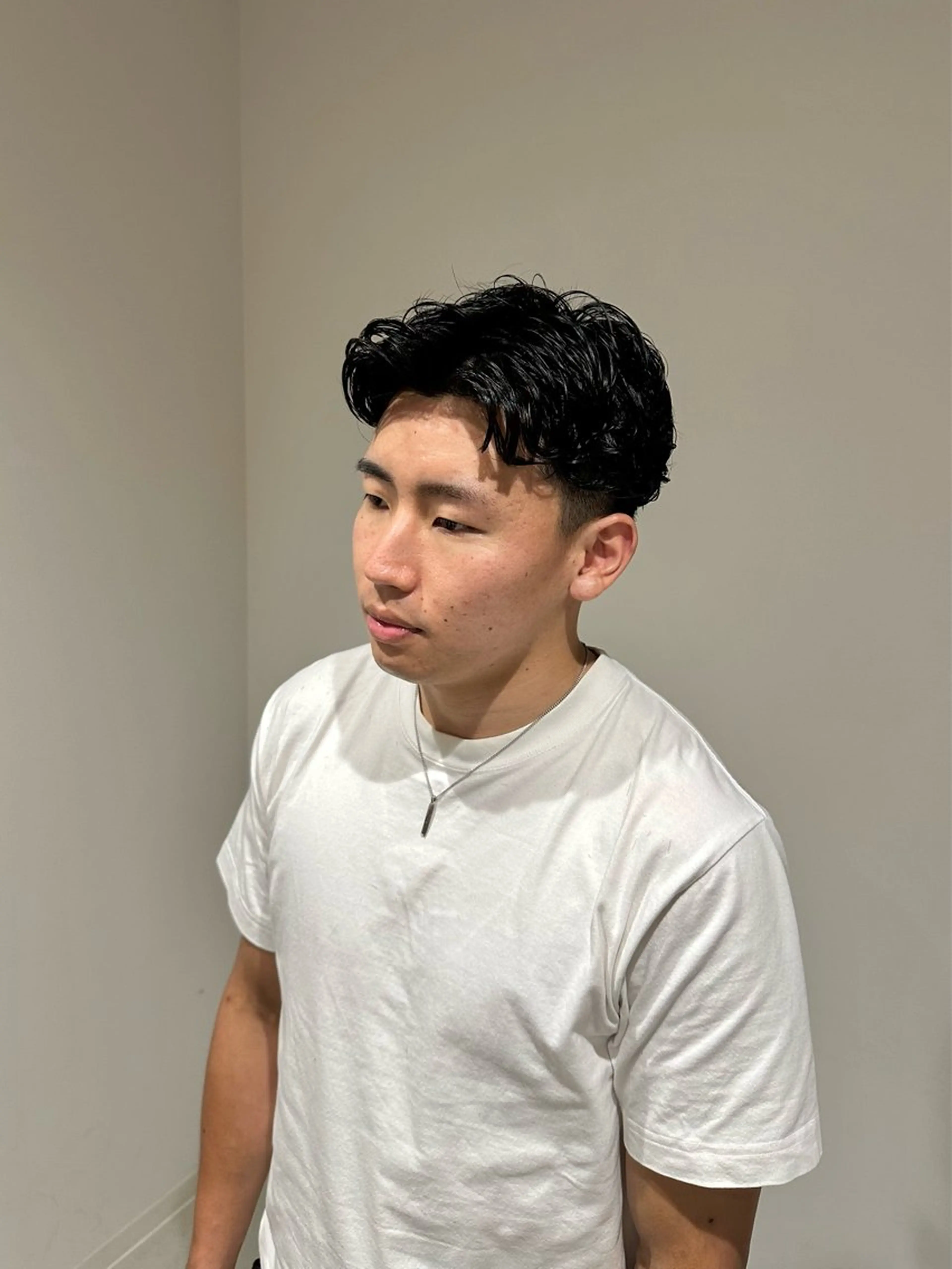 ショート パーマ メンズ フェザーパーマ メンズパーマ メンズパーマ達人/ フェード/イツキのヘアスタイル