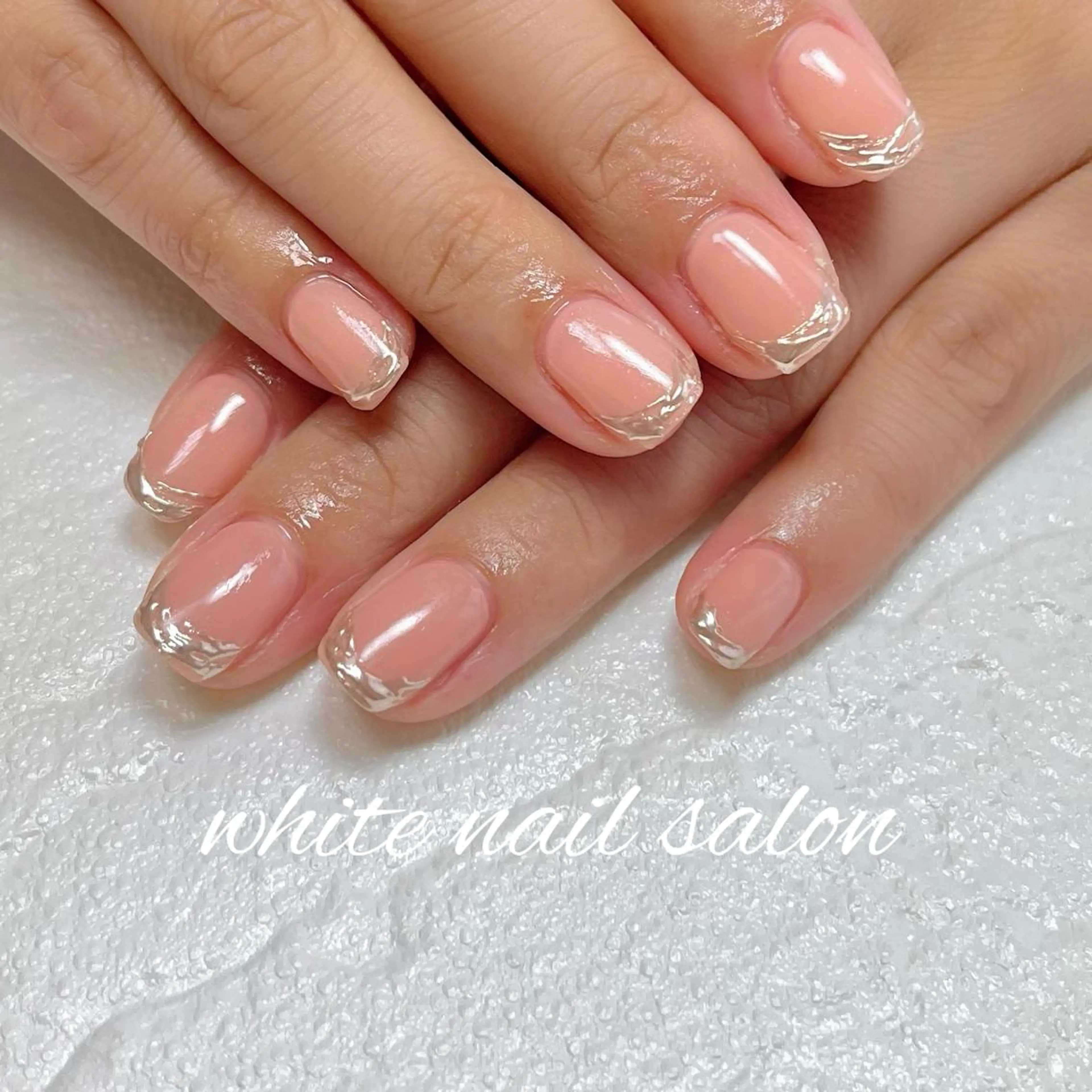 ネイル フットネイル ジェルネイル ハードジェル ラメ(グリッター) 持ち込み ハンドネイル white nail salonのネイルデザイン