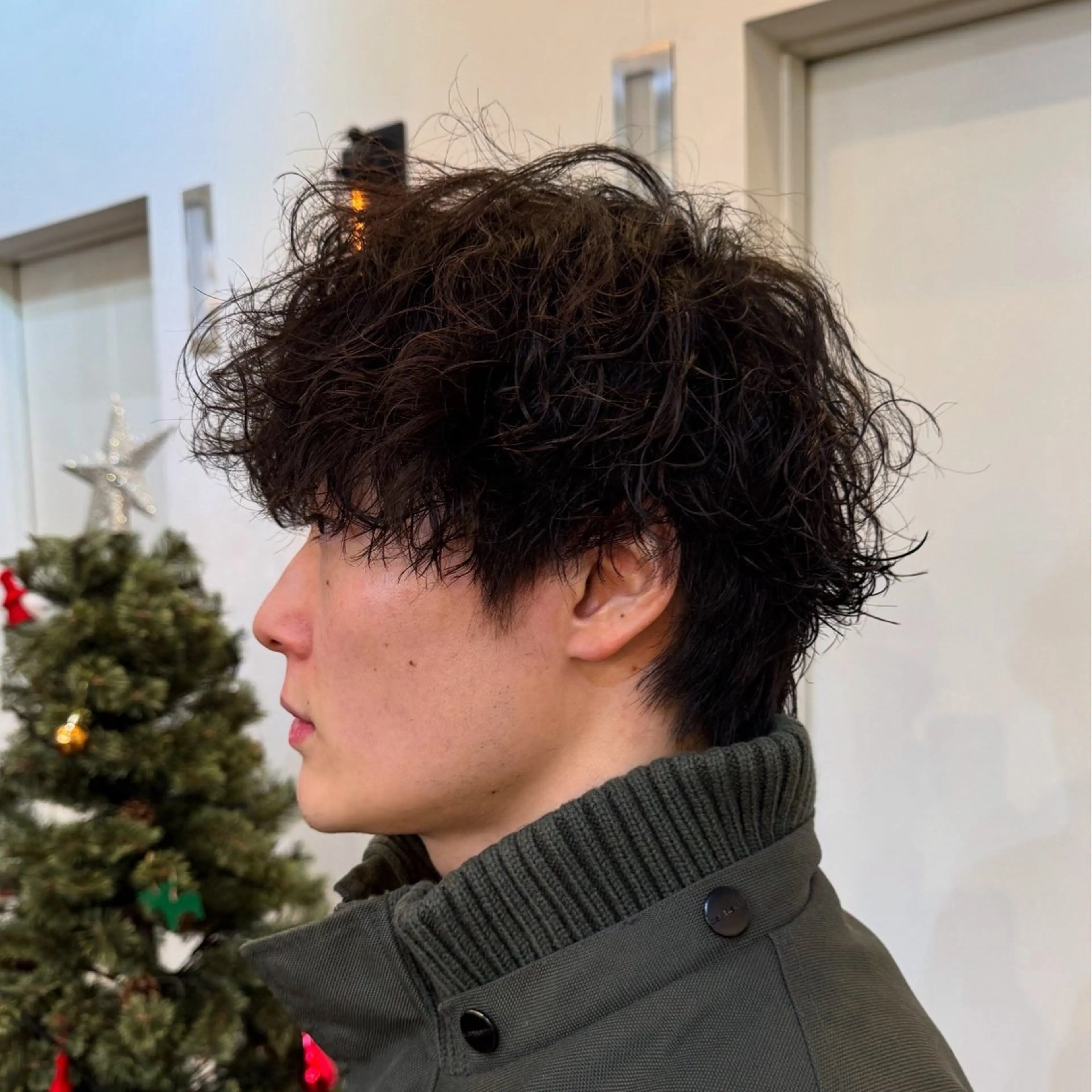 メンズ カット パーマ 🐋湊 ゆうき 🫧のヘアスタイル