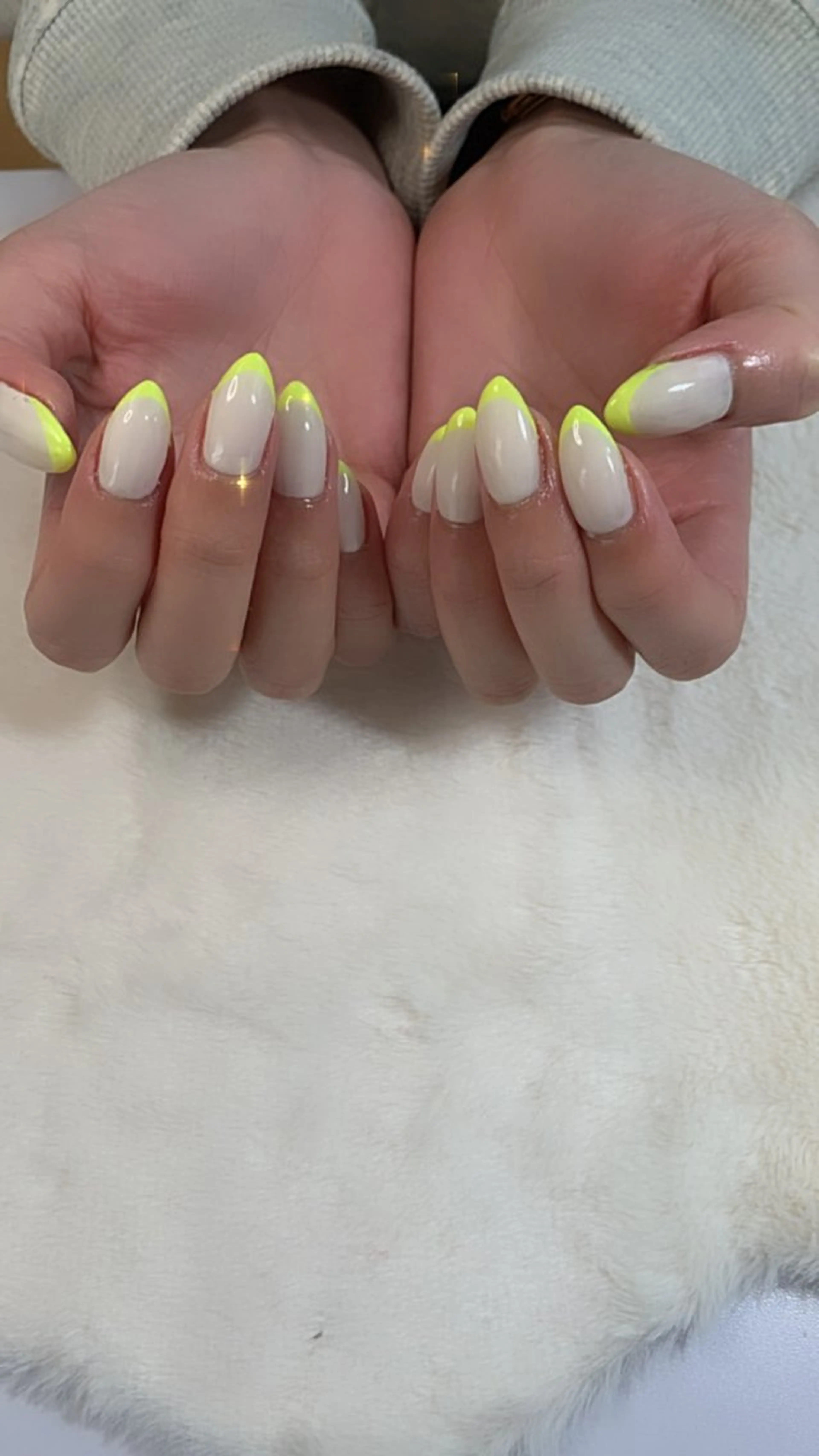 ネイル フレンチネイル 春ネイル 北川 恭子のネイルデザイン