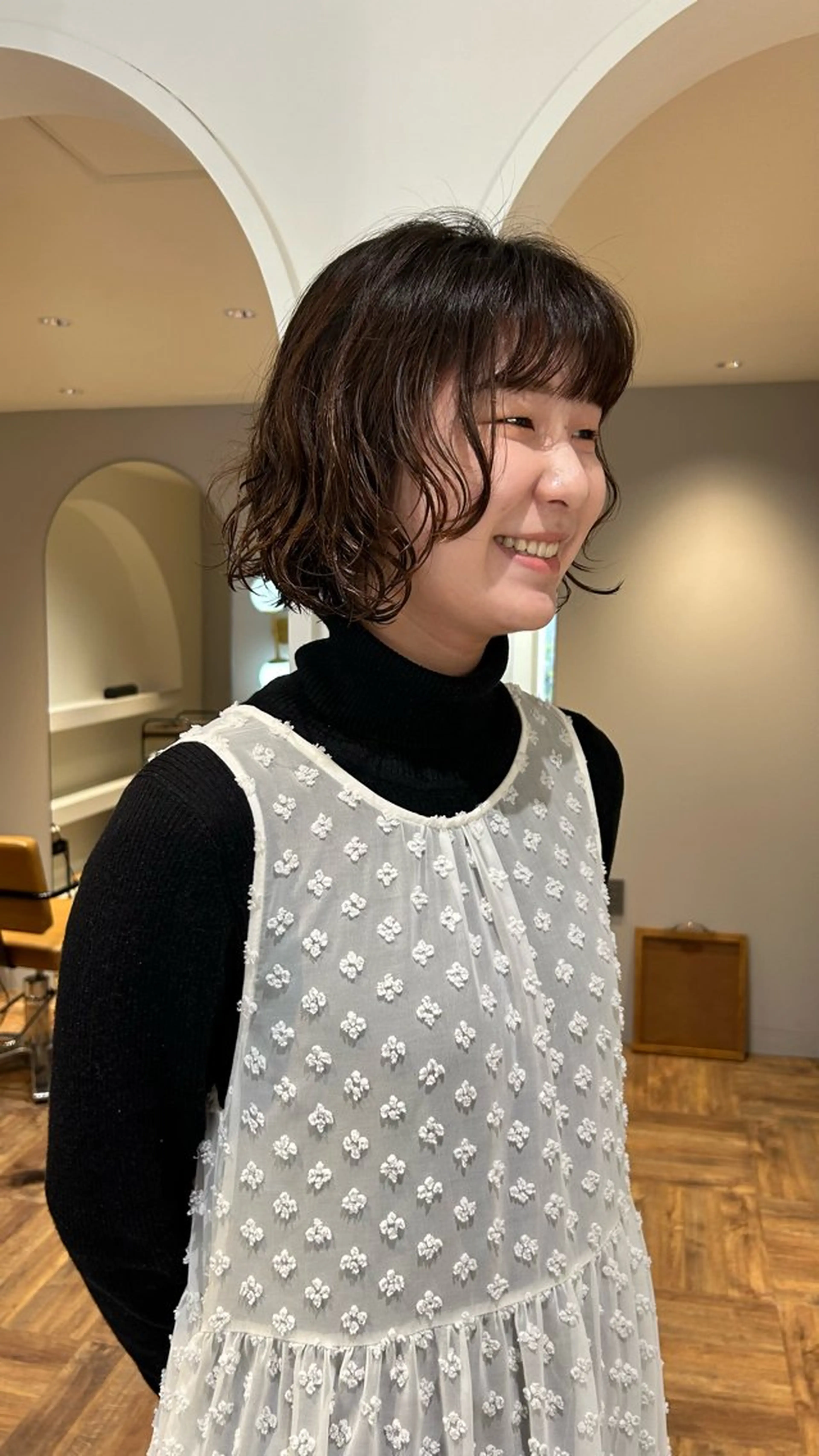 パーマ カット パーマ じゅわっと暖色カラー 🍊Moemiのヘアスタイル