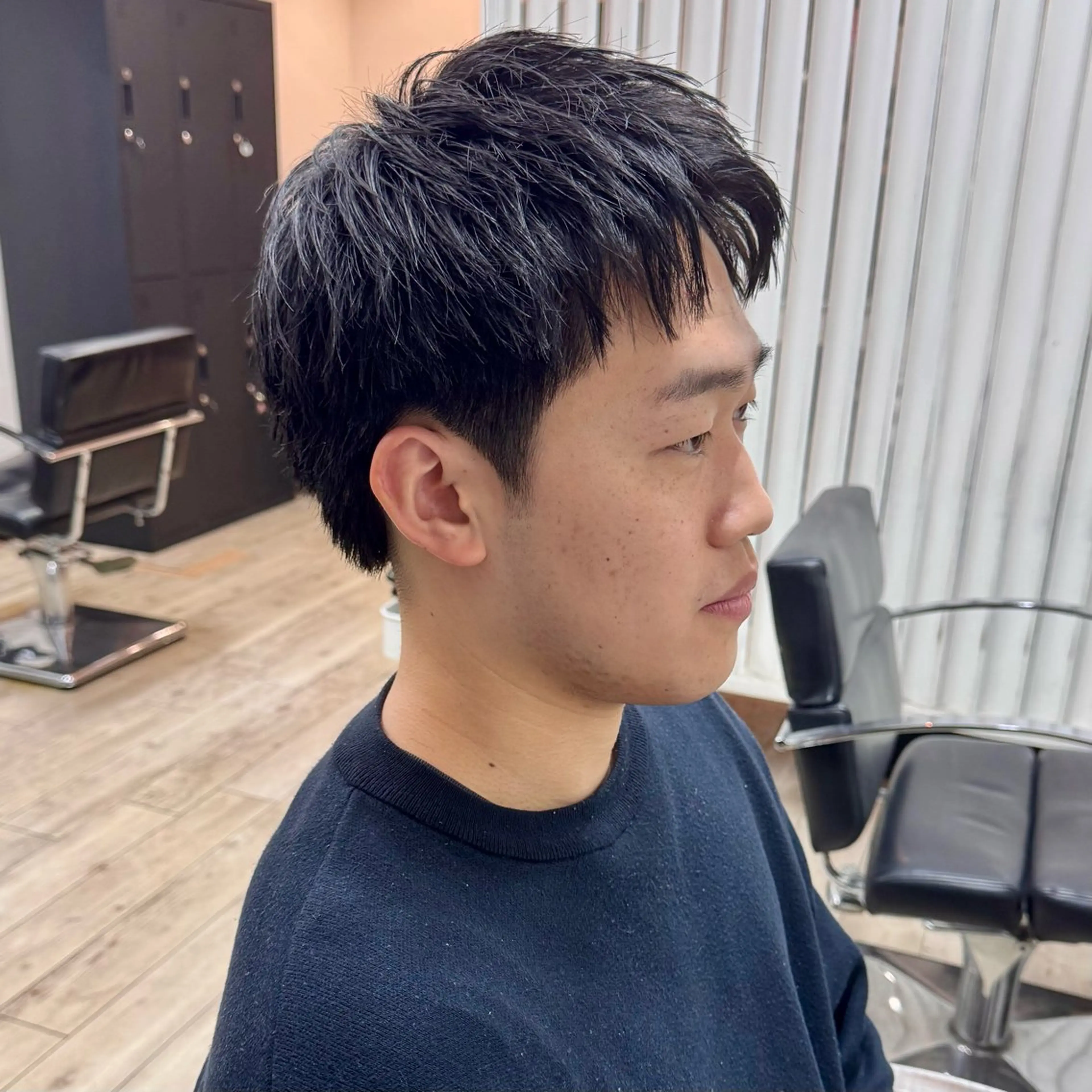 ショート メンズ アップバング メンズ就活ヘア メンズパーマ メンズショート スパイキーショート カット ヘアセット 【池袋/スパイキー ショート】ⓝⓘⓜⓤのヘアスタイル