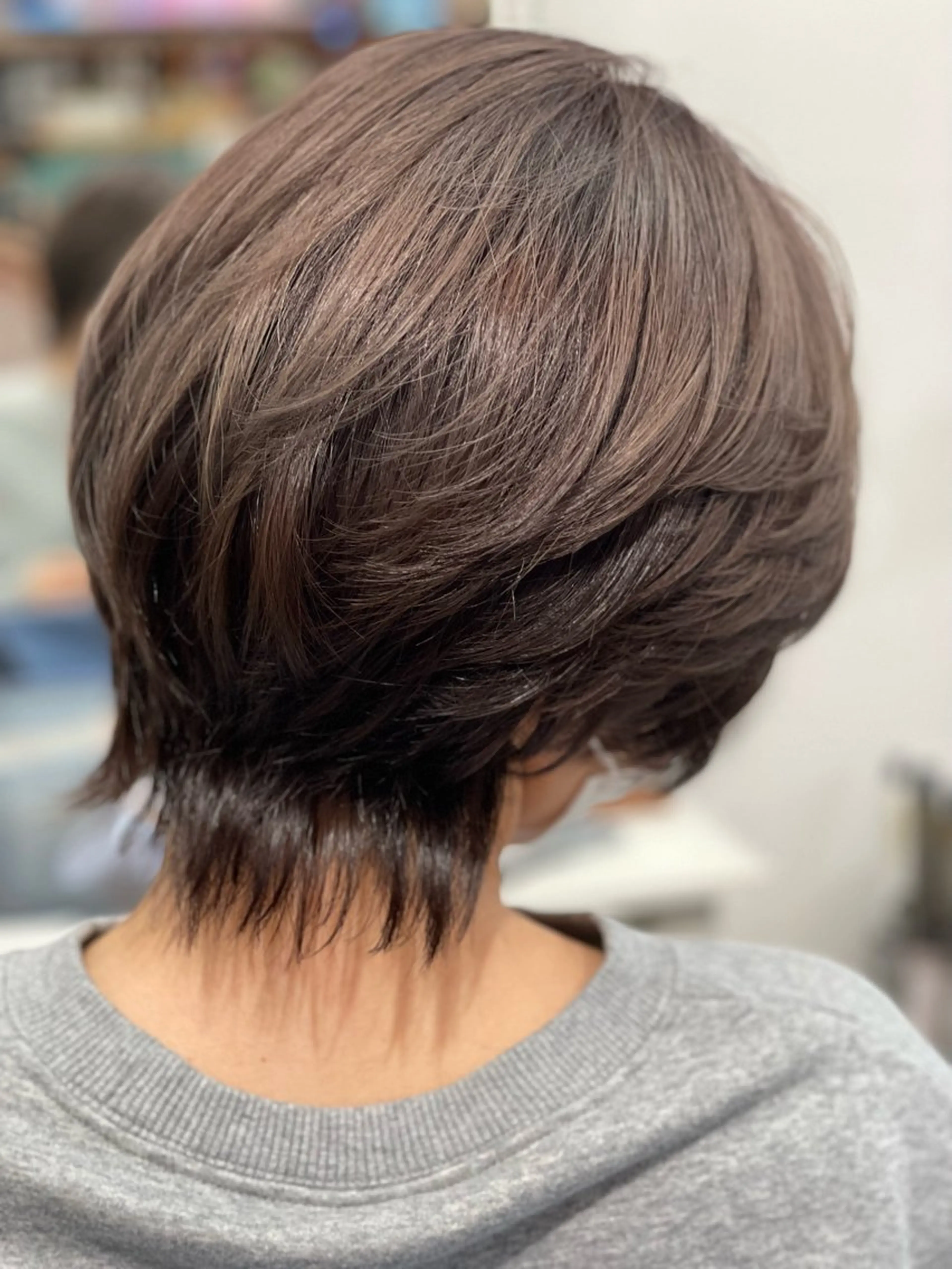 ミディアム カラー ベージュカラー ミルクティーベージュ Snaly カラー特化ページのヘアスタイル