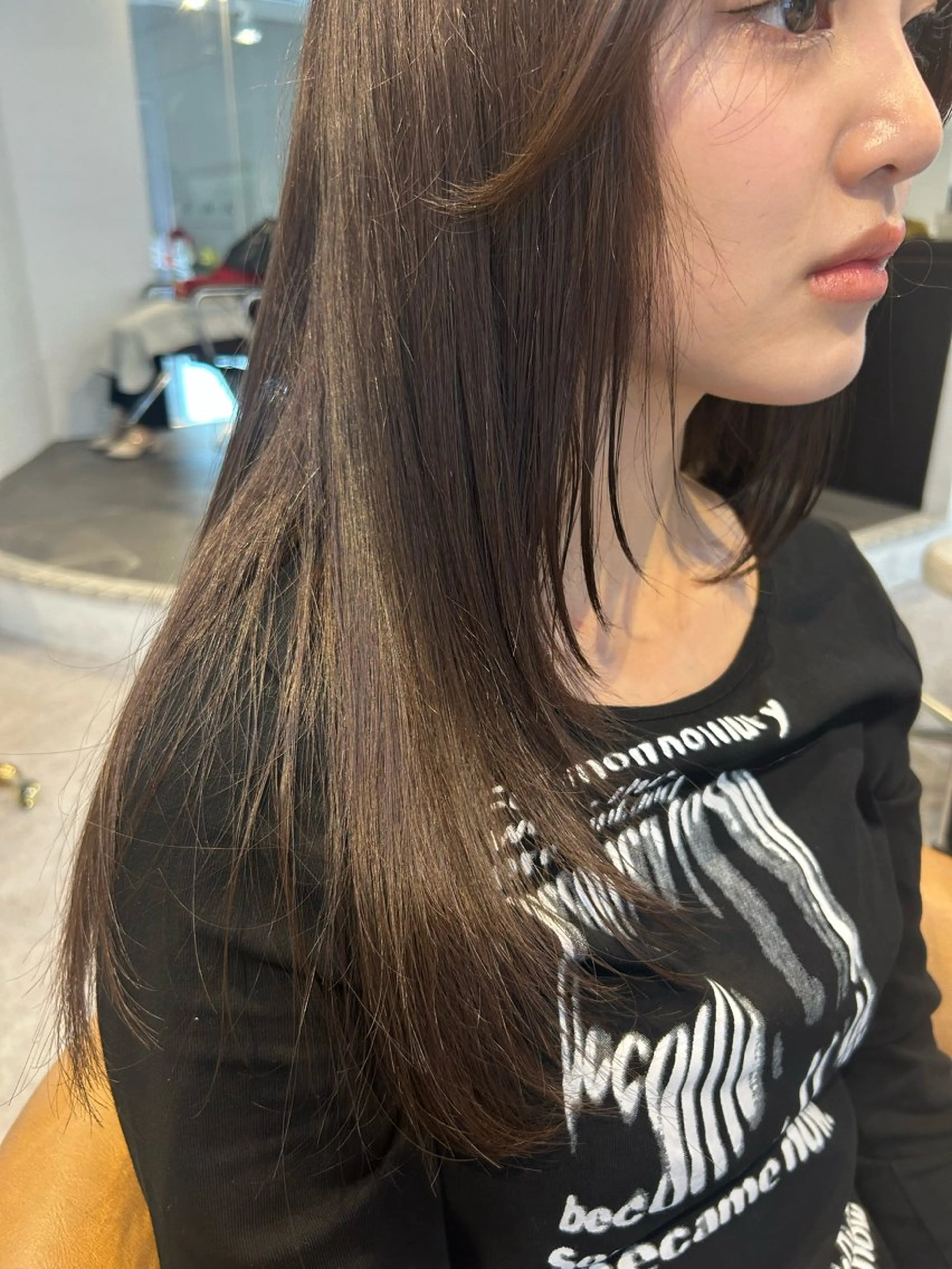 セミロング 🫧艶感カラー /Ruu🫧のヘアスタイル