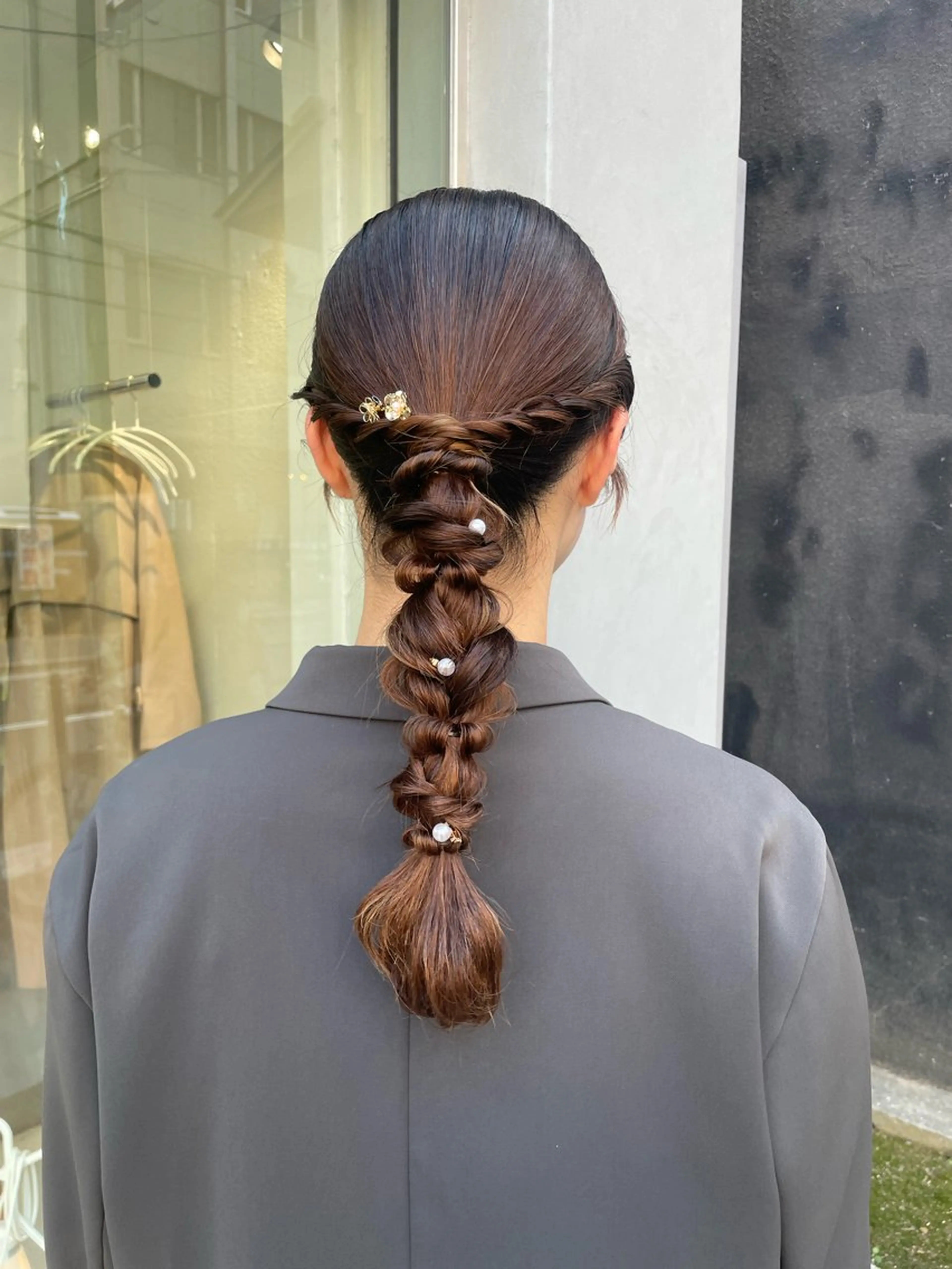 ロング ヘアアレンジ ヘアセット Then所属・mana/ハイトーン /ヘアアレンジ🎀のヘアスタイル