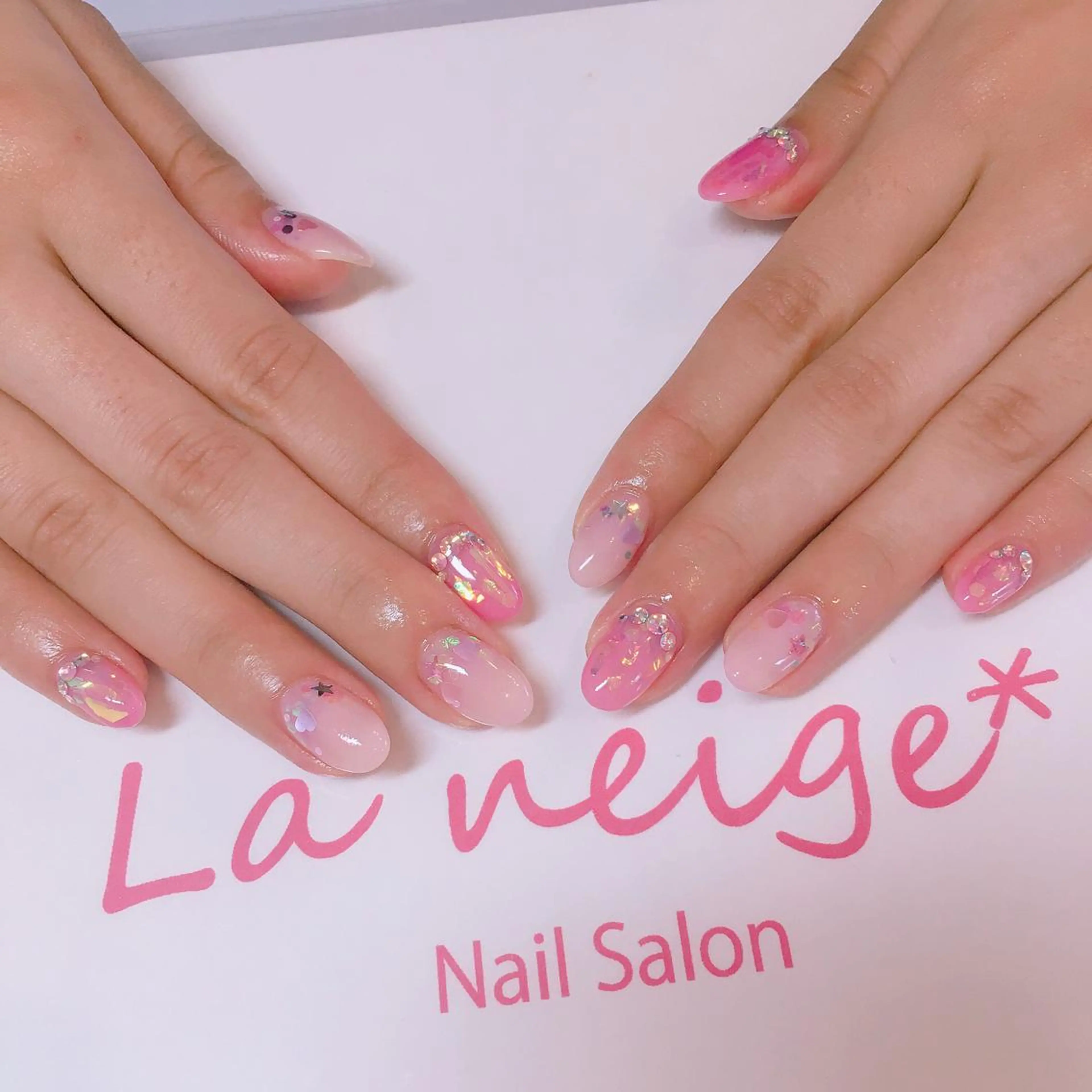 ネイル La neige* yuki 🥯🍑のネイルデザイン