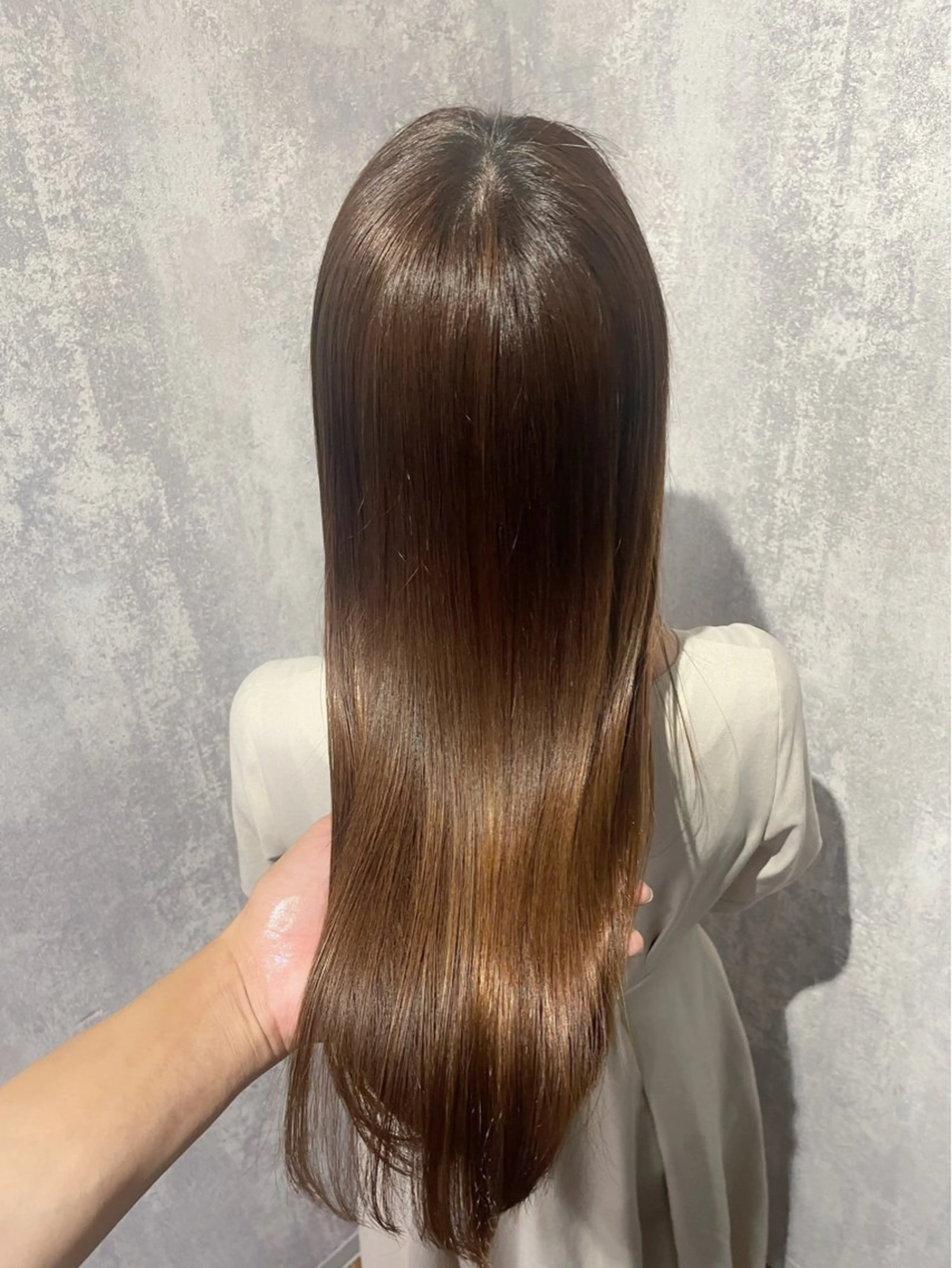 ロング 髪質改善 似合わせカット 縮毛矯正 杉野🫧美髪🫧 Zina博多店長のヘアスタイル