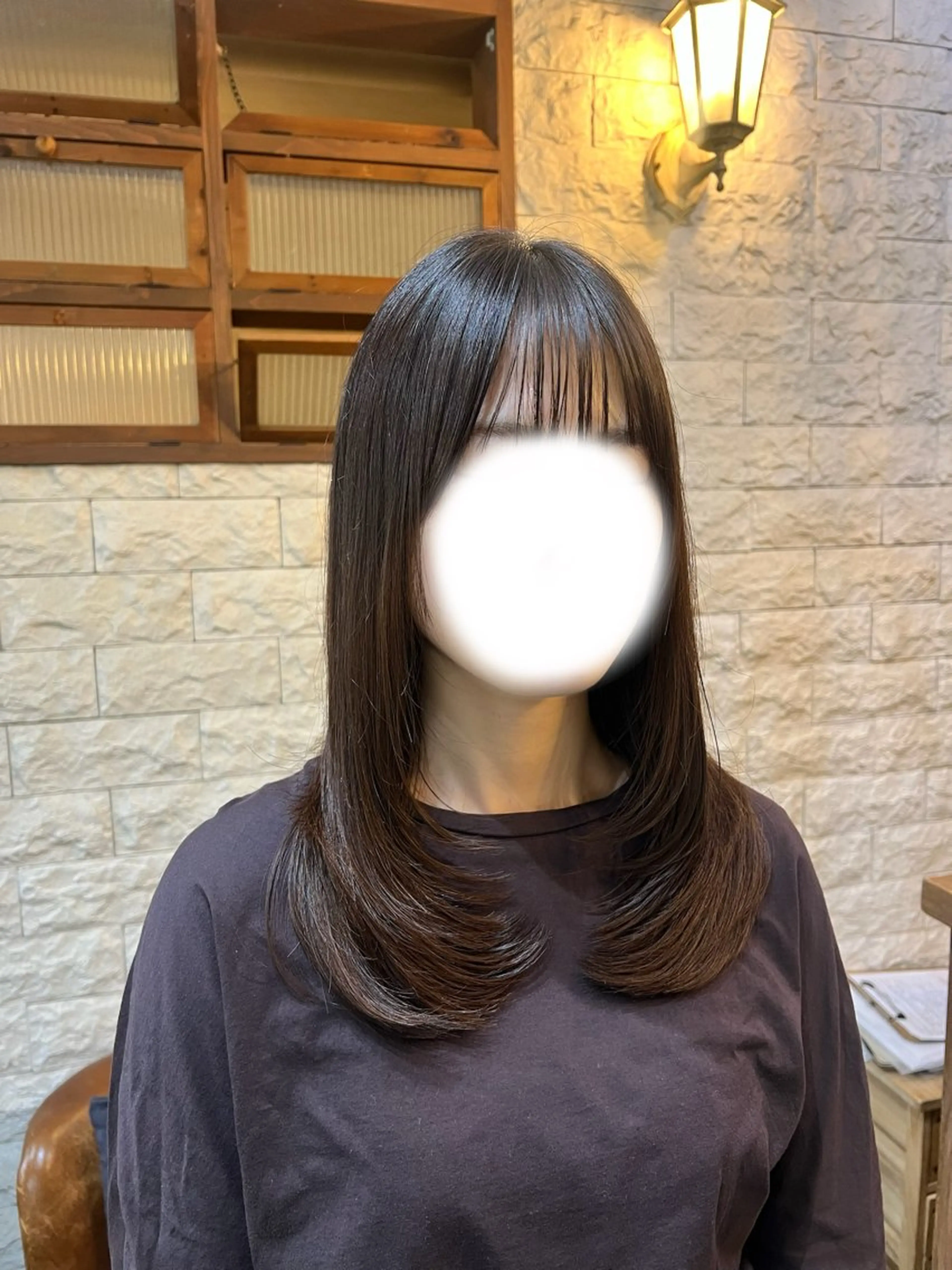 ロング Belle 新宿所属・清野　花音/ レイヤーカットのヘアスタイル