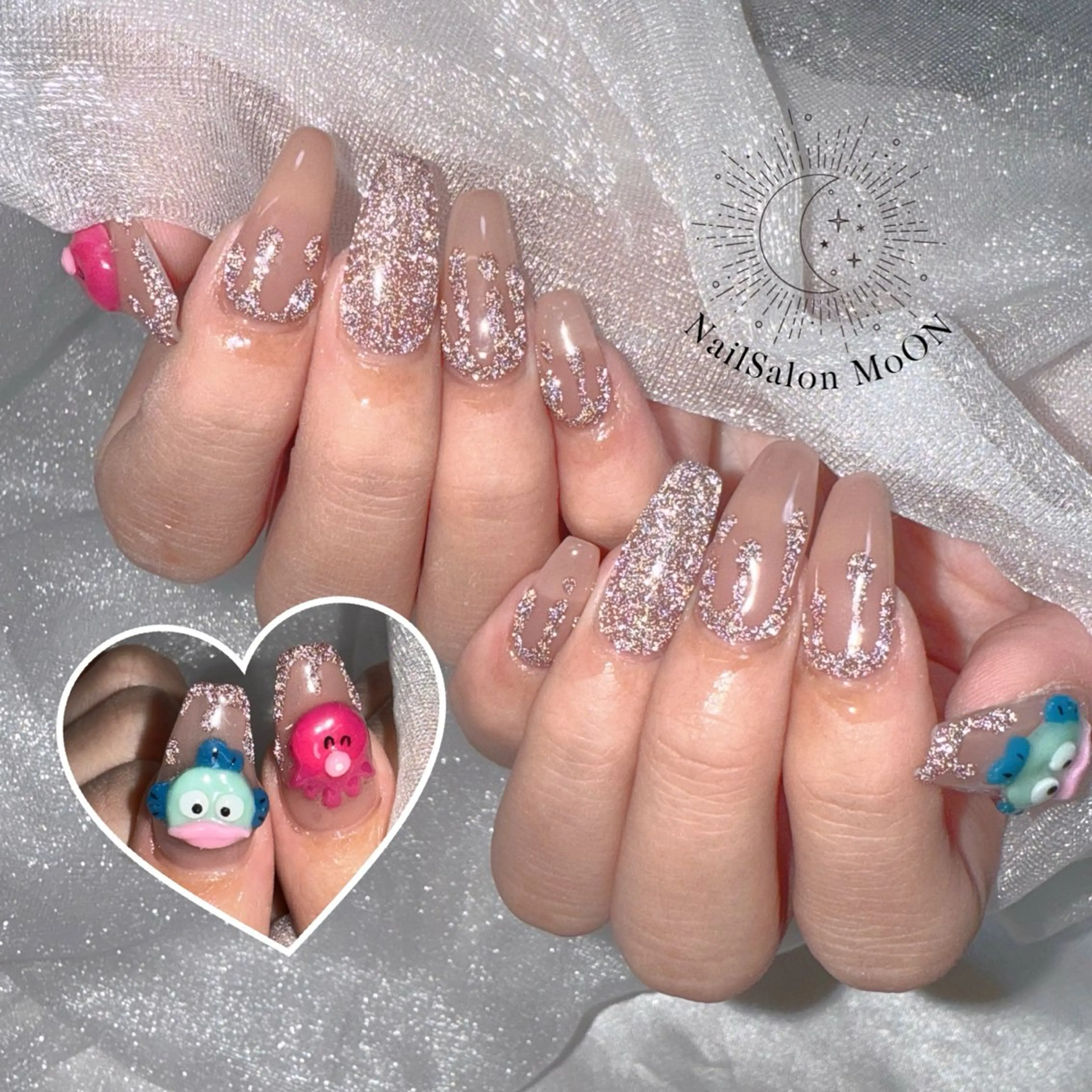 ネイル ハンドネイル ハンドケア MoON...❤︎ MeGuのネイルデザイン