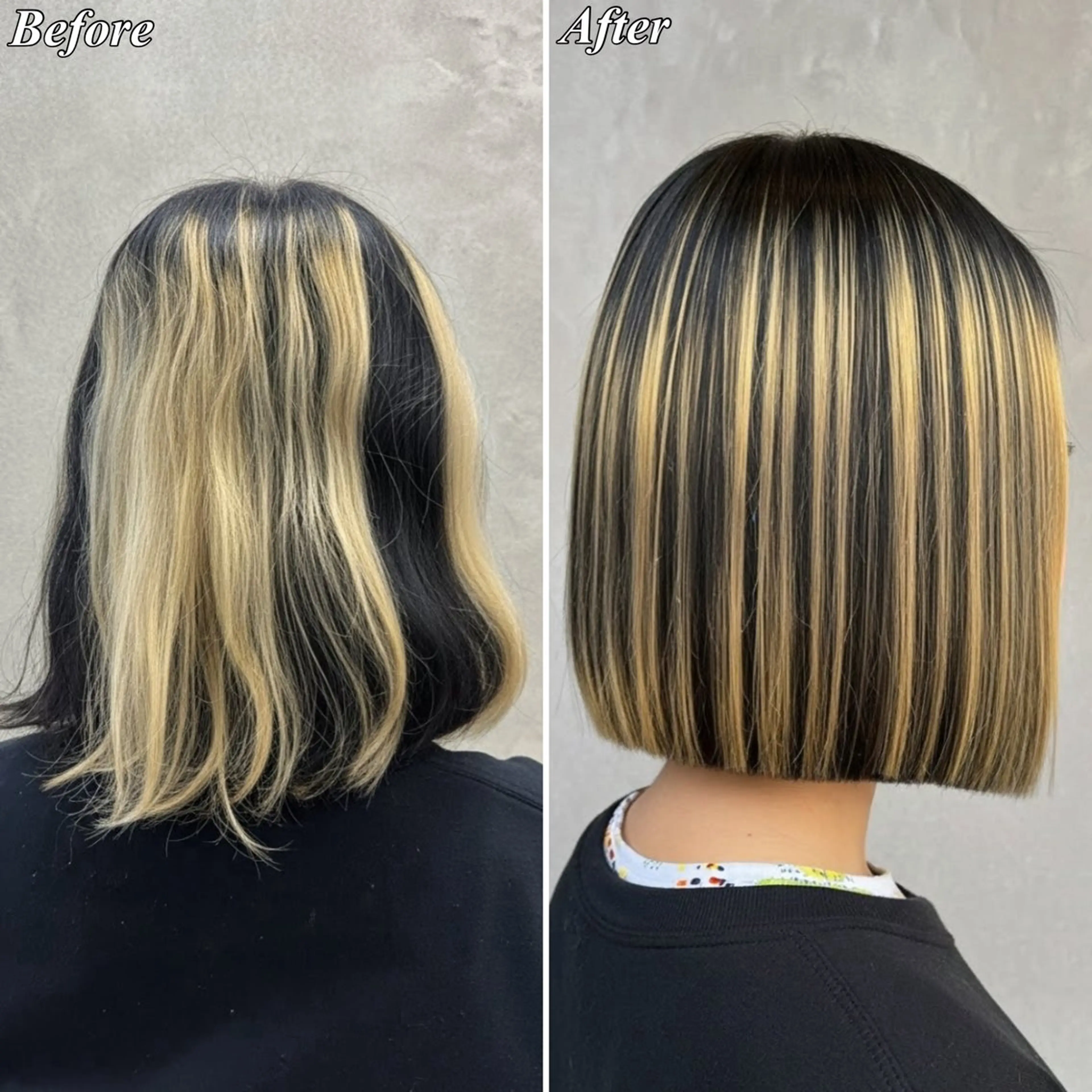 ミディアム パーマ ボブ 髪質改善 縮毛矯正 トリートメント カット 縮毛矯正 トリートメント 髪質改善/縮毛矯正 /ブリーチ矯正/岡部のヘアスタイル