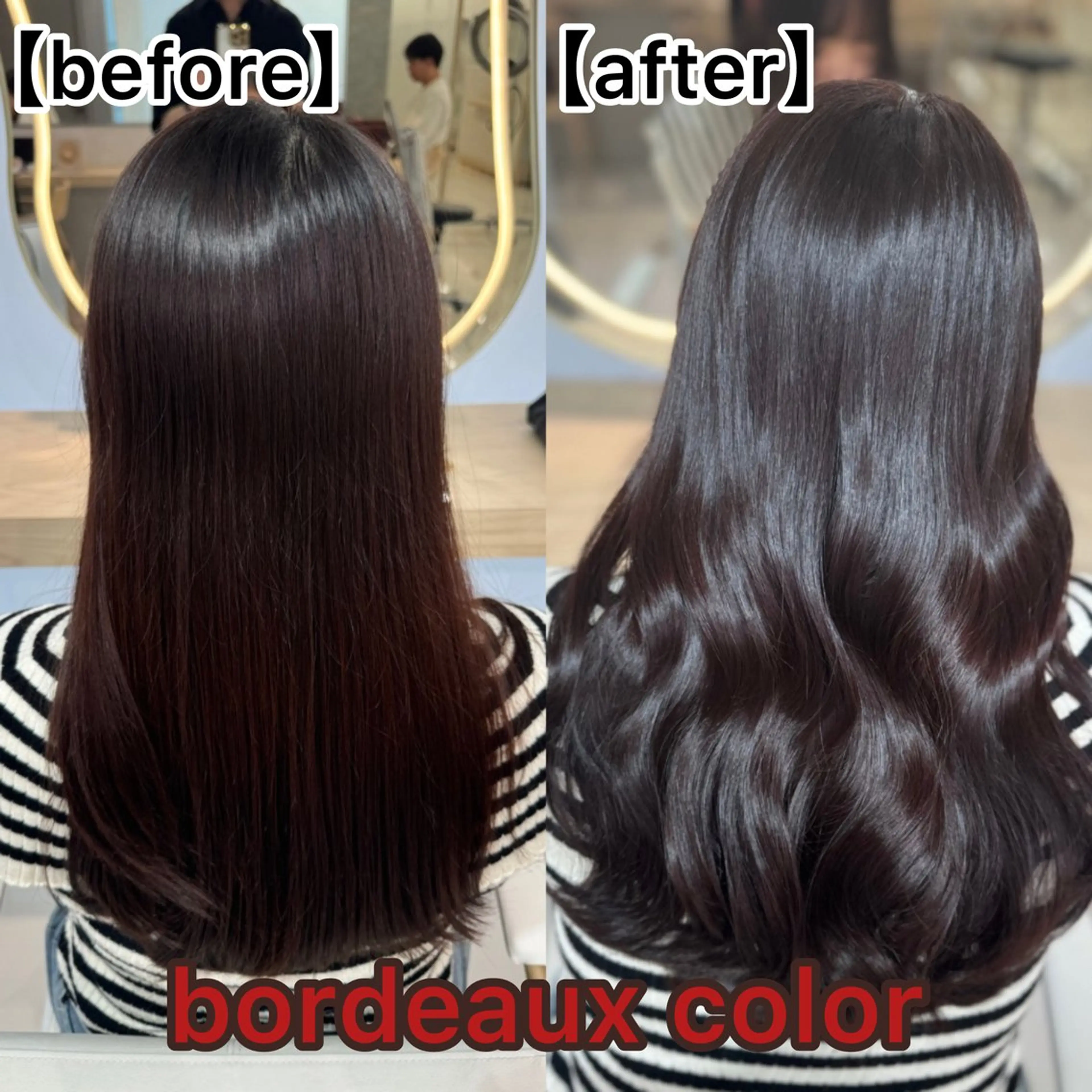 セミロング 顔まわりカット/ カラー/西野和裕のヘアスタイル