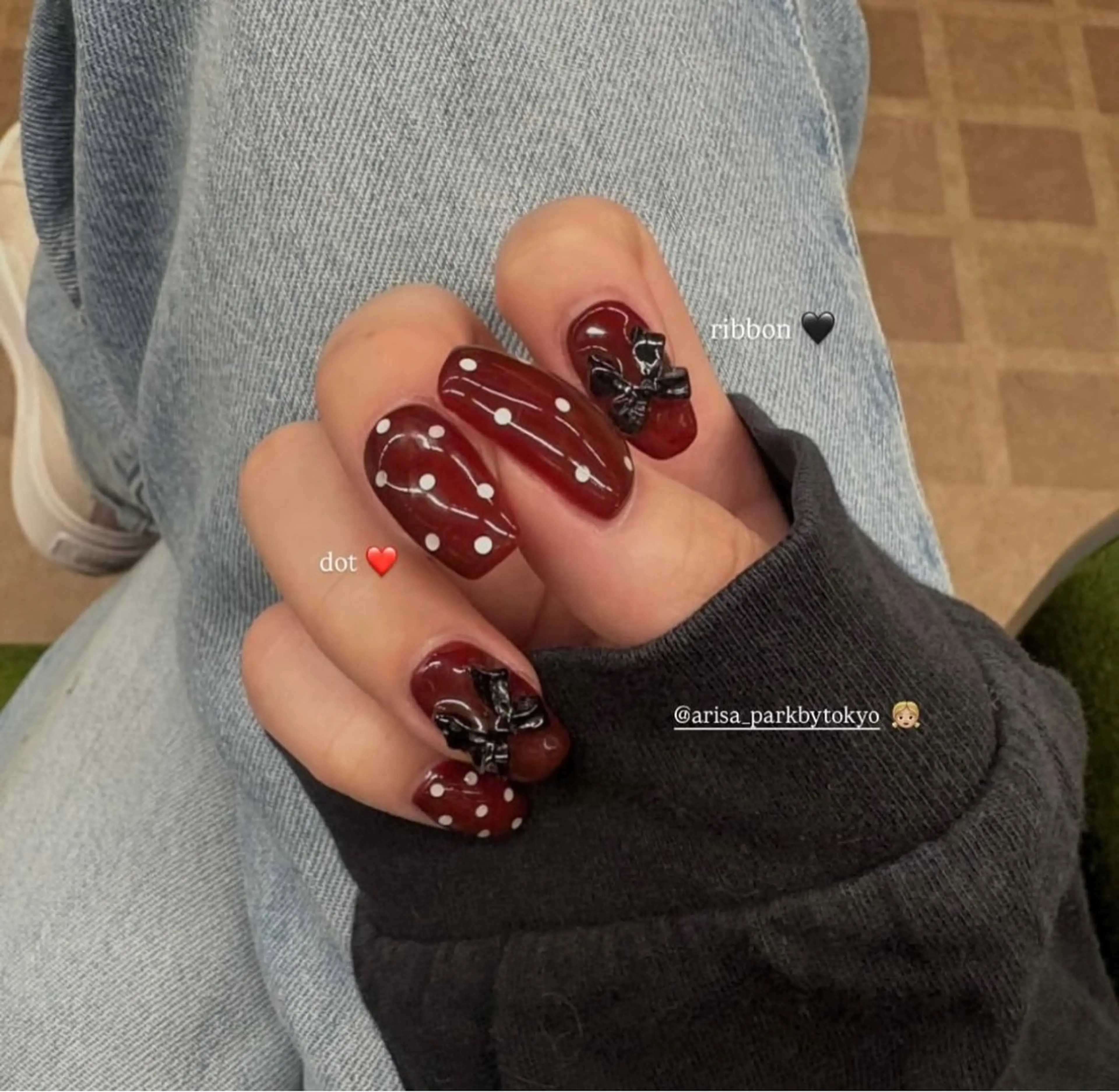 ネイル ハンドネイル パークバイトウキョウ arisaのネイルデザイン