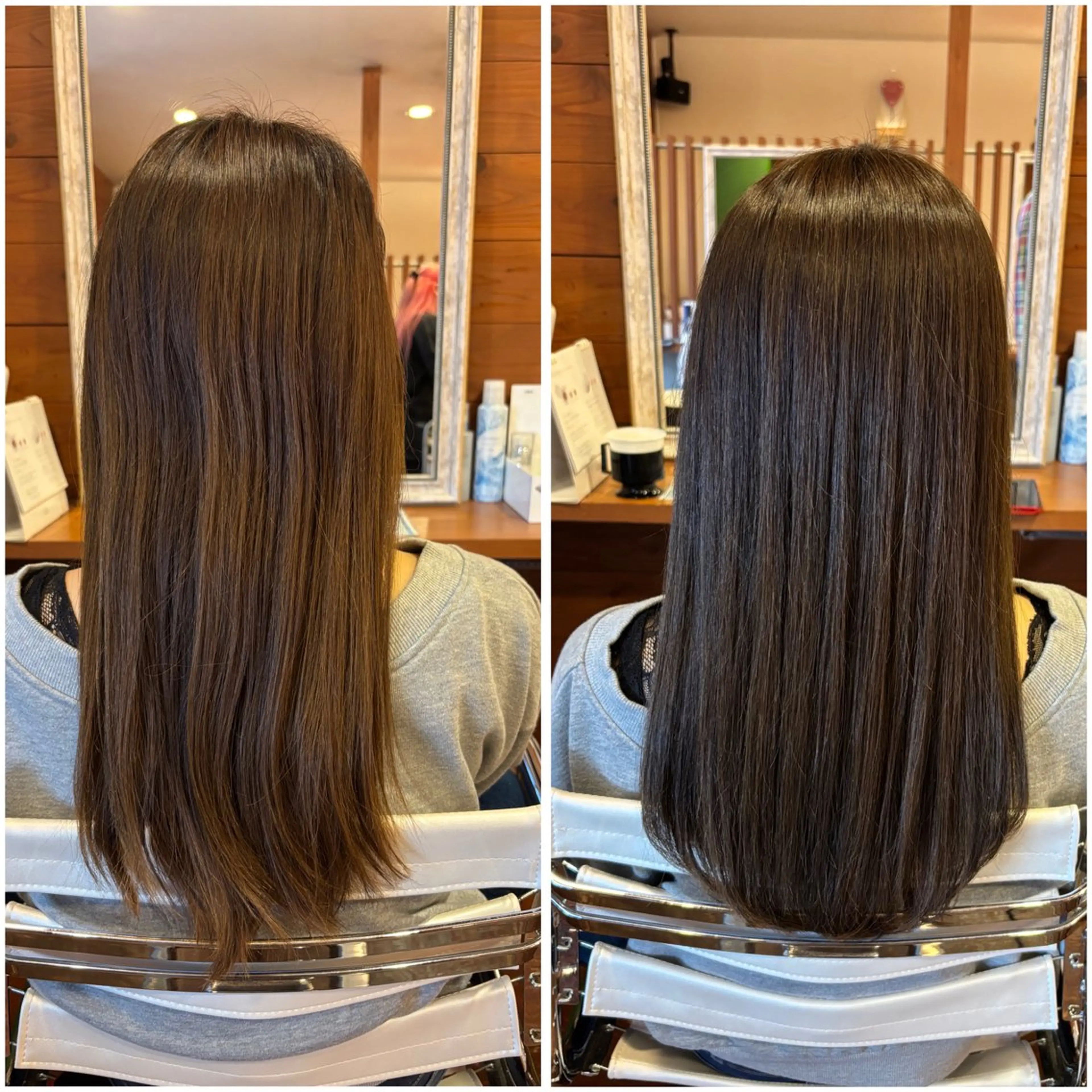 ロング カラー カット ヘアカラー トリートメント peal ark いろはのヘアスタイル