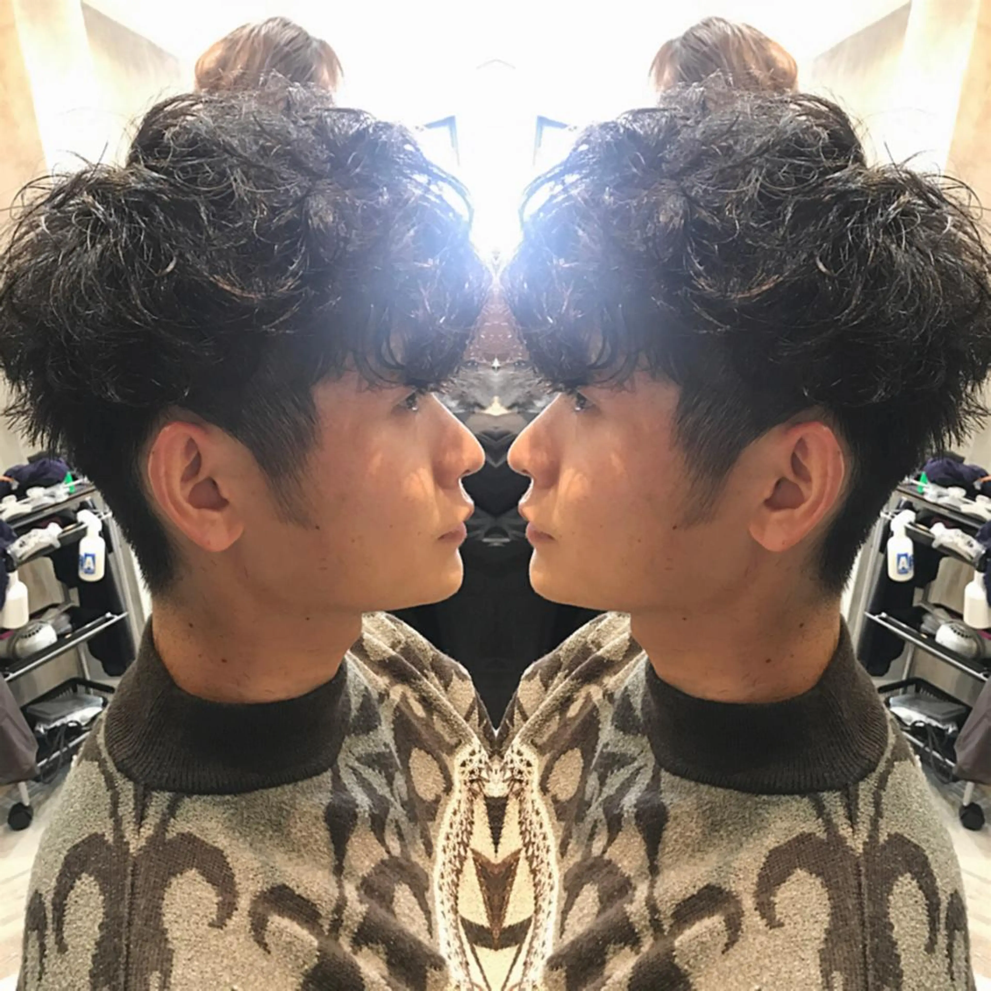 ショート パーマ メンズ cecil hair所属・重政 和樹のヘアスタイル