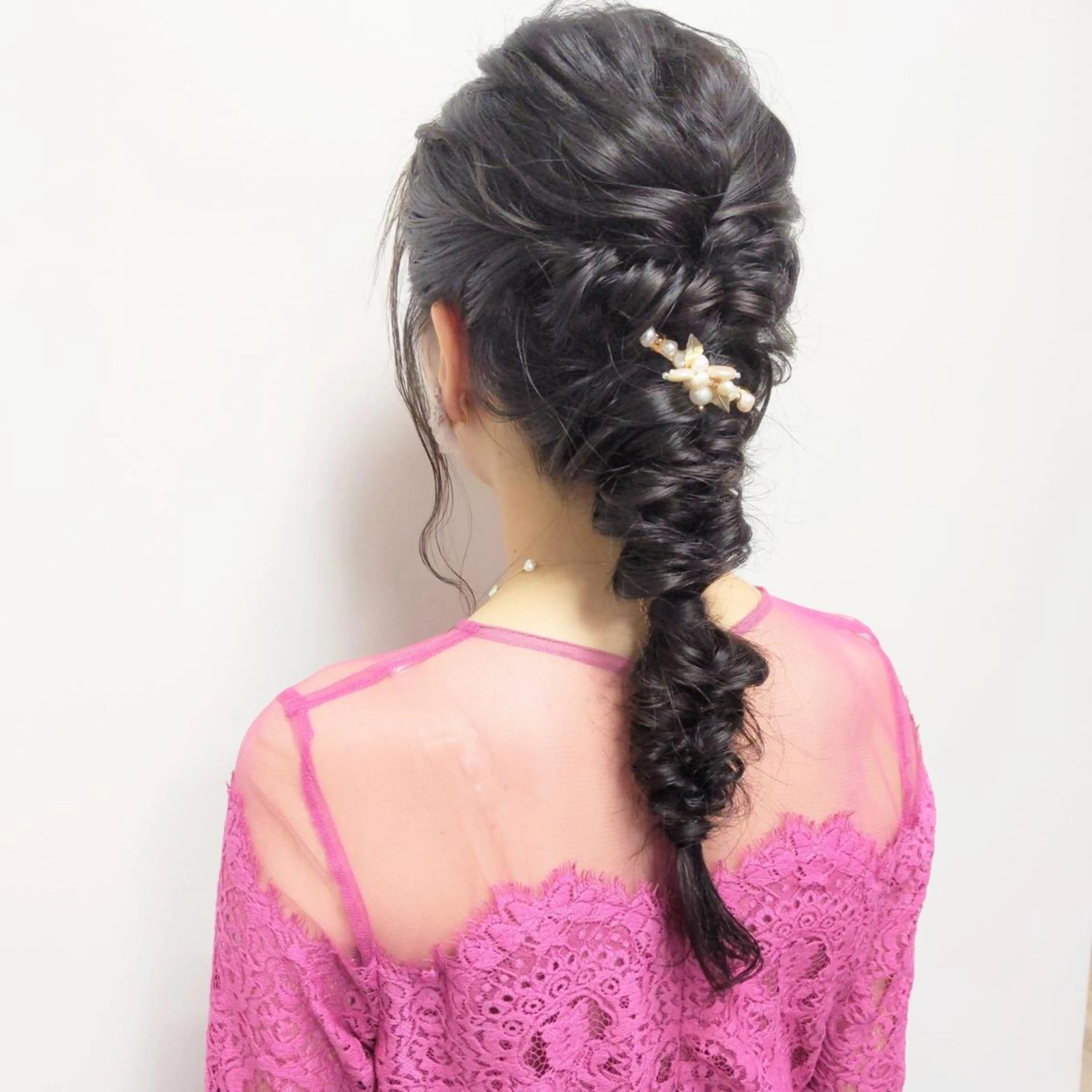 ロング ヘアアレンジ 結婚式・ブライダル PRIVATE SALON EYES所属・EYES リアのマツエク・マツパデザイン