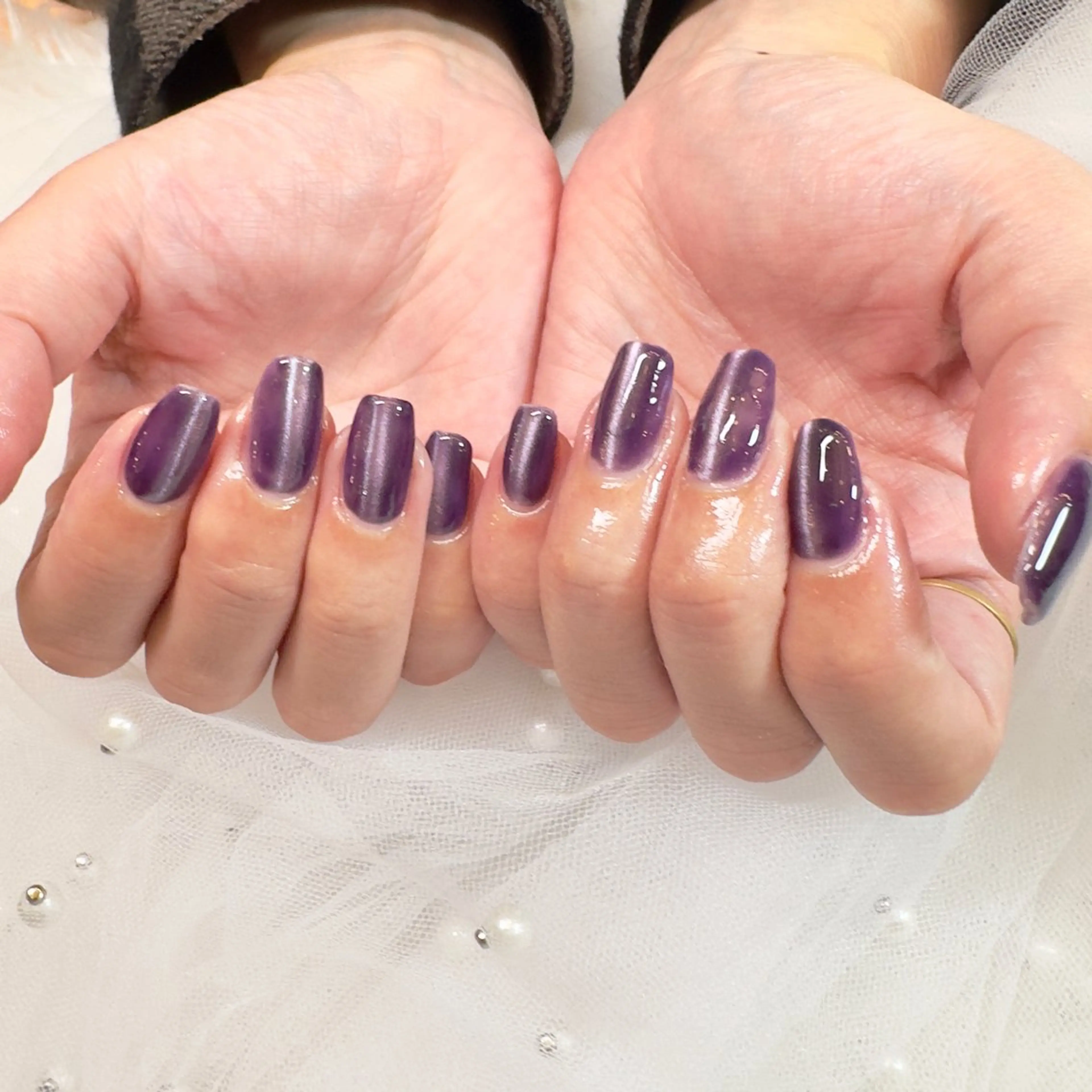 ネイル マグネットネイル nails alien Cのネイルデザイン