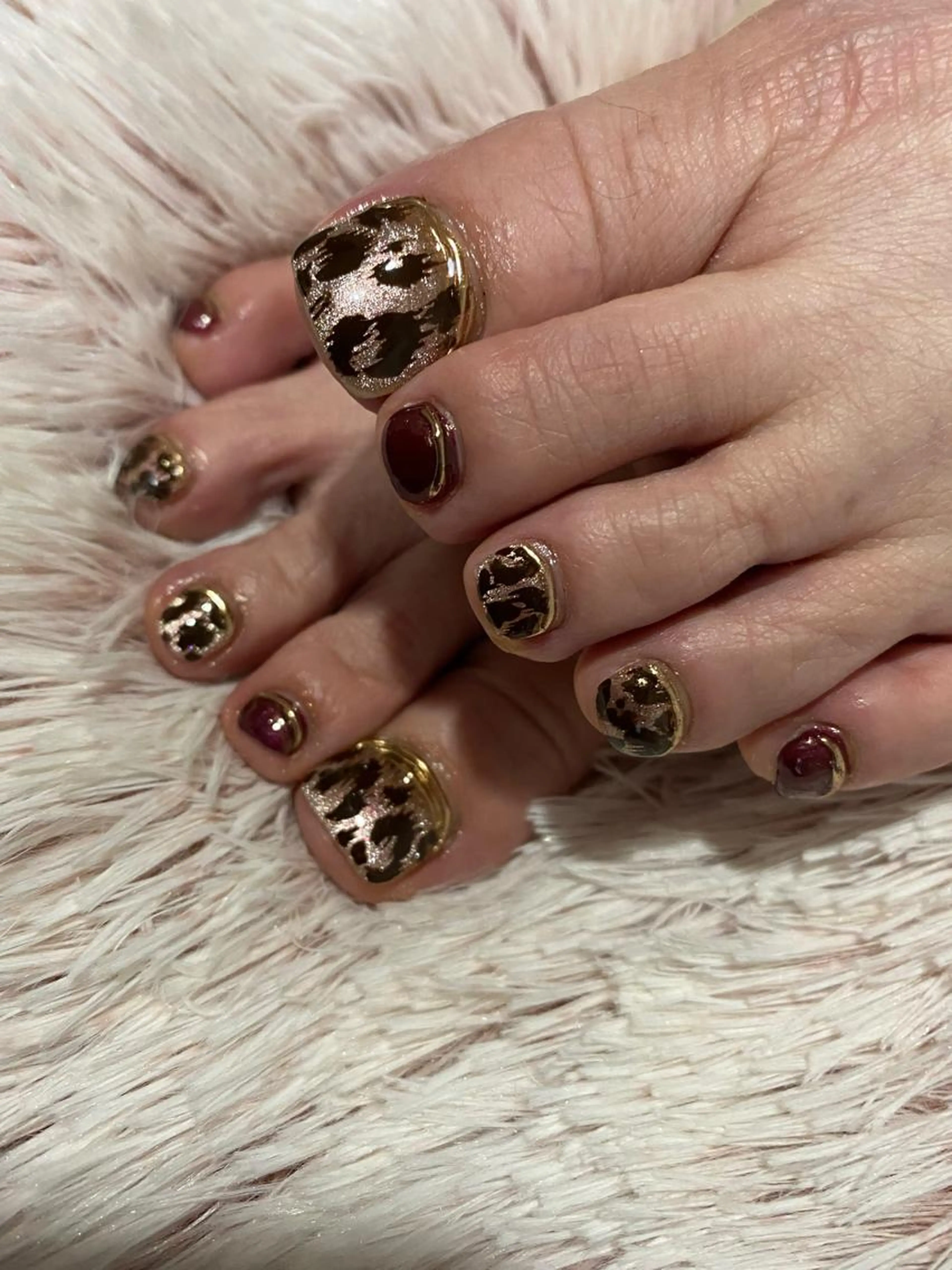 ミニモ限定価格オフ込み フットネイルアートし放題の写真