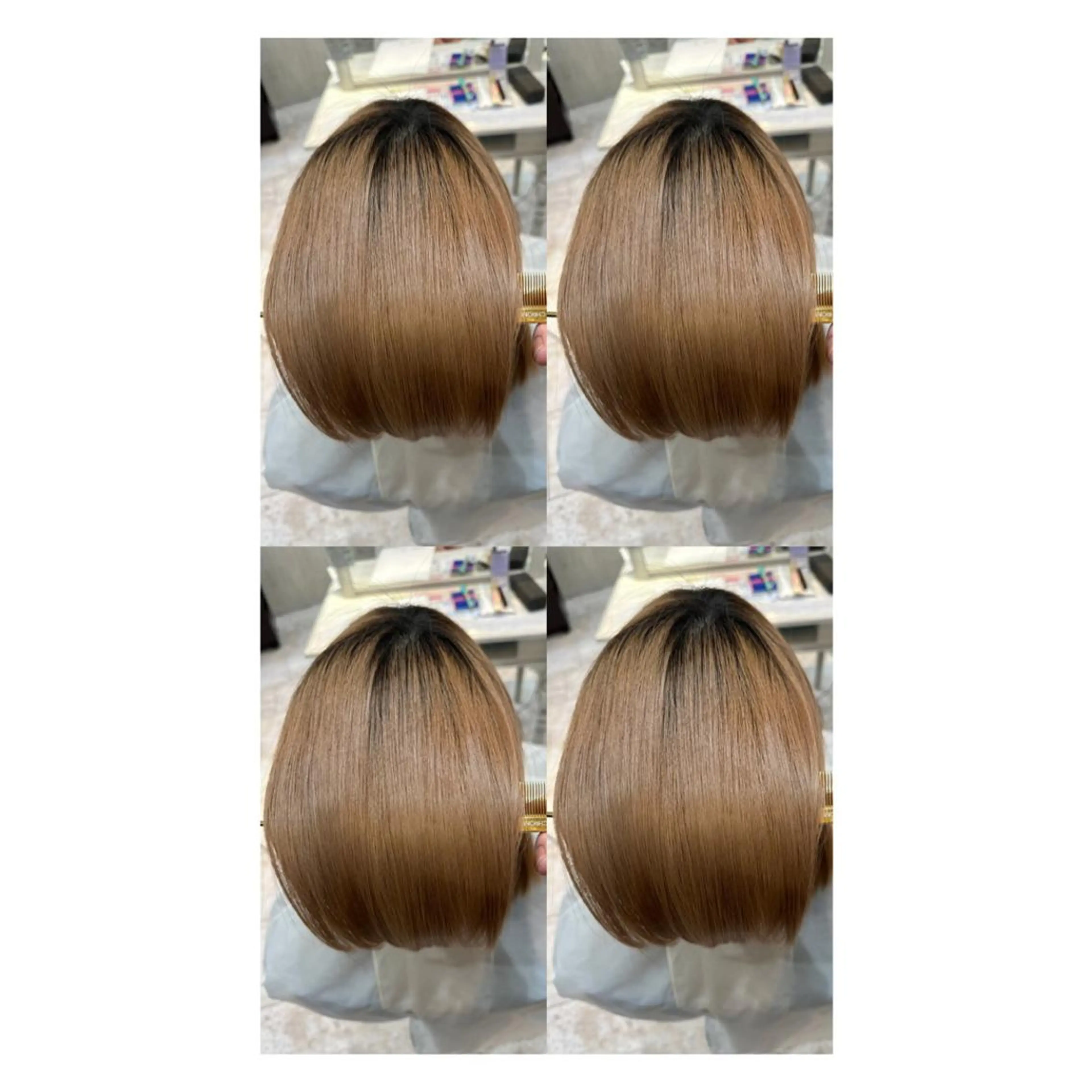 セミロング カット トリートメント 店長✨レイヤー✖️ 髪質改善✖️韓国ヘアのヘアスタイル