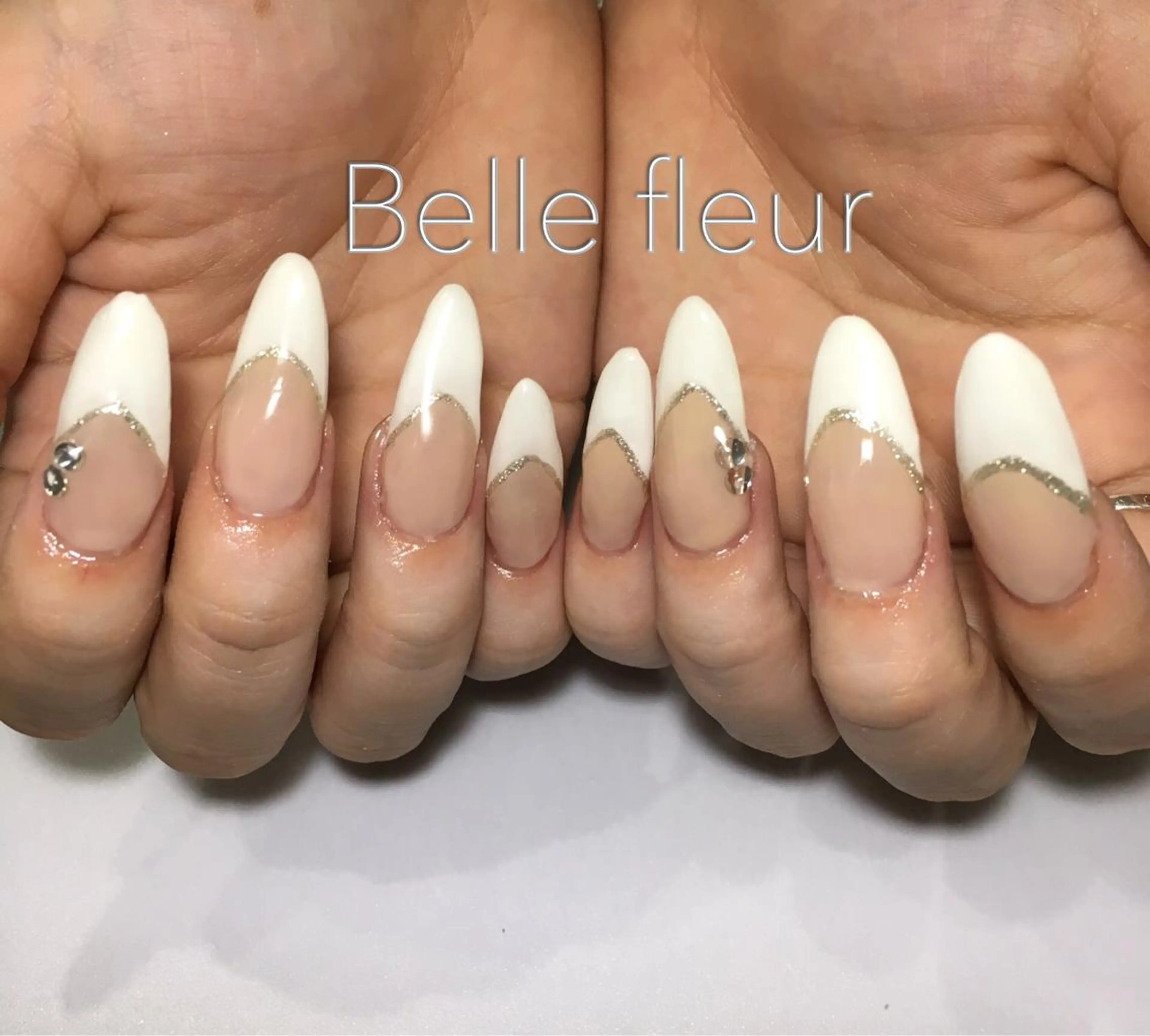 ロング ネイル Belle fleurのネイルデザイン