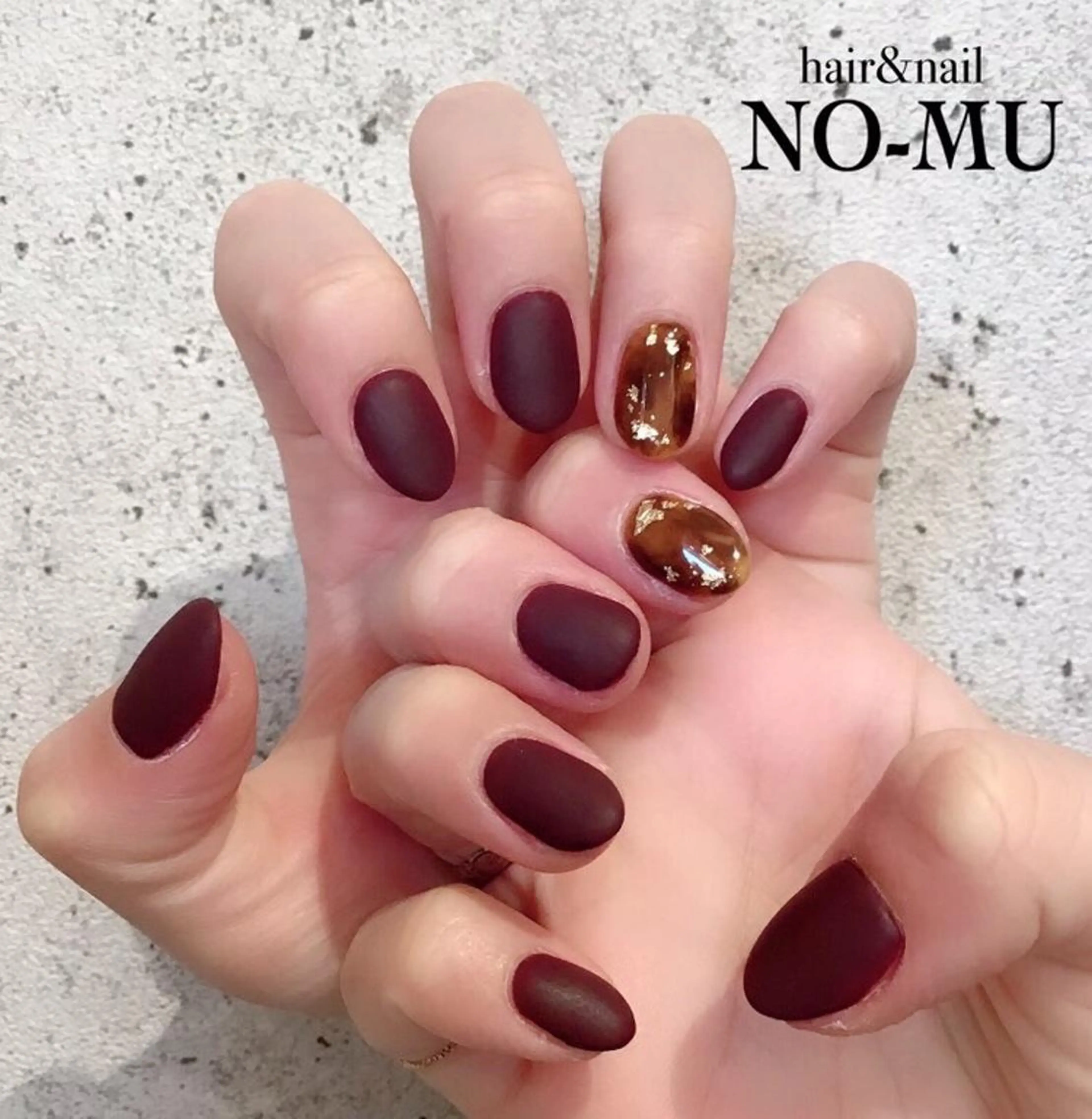 ネイル マットネイル hair&nail NO-MU所属・hair&nail NO-MUのネイルデザイン