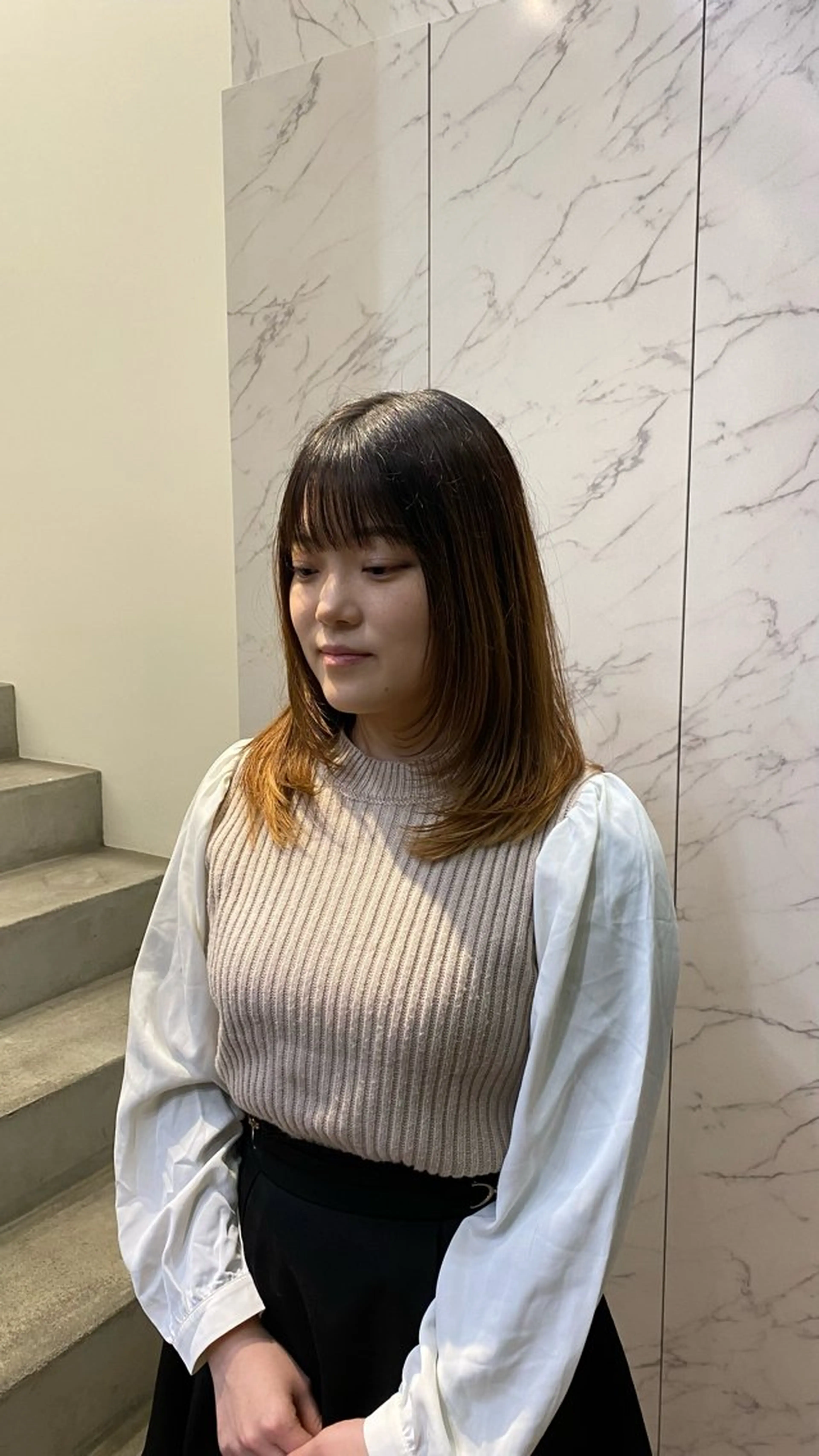 ロング マツザキ マナトのヘアスタイル