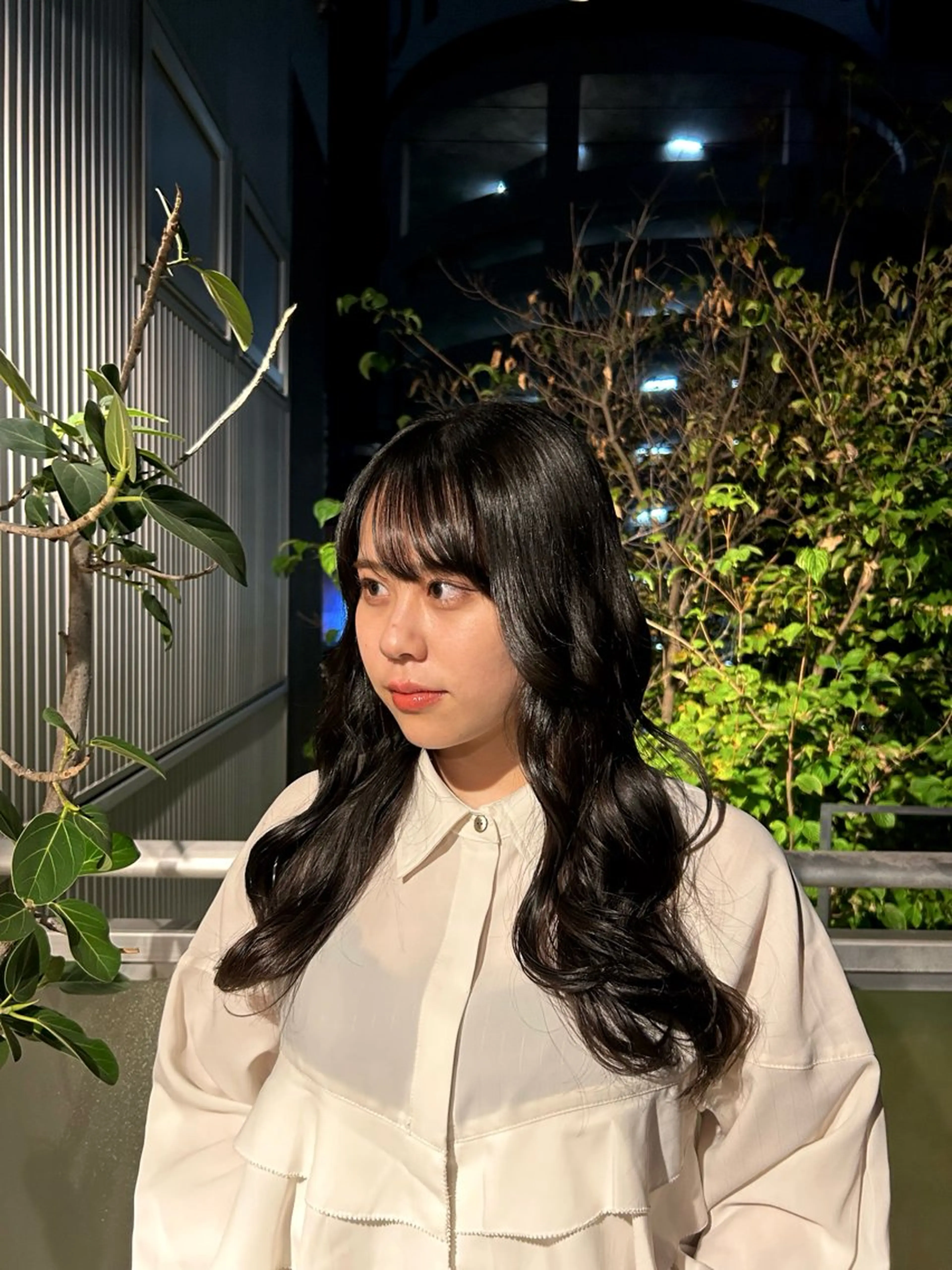 ロング カラー カット ヘアカラー 大嘉田 麻凜のヘアスタイル