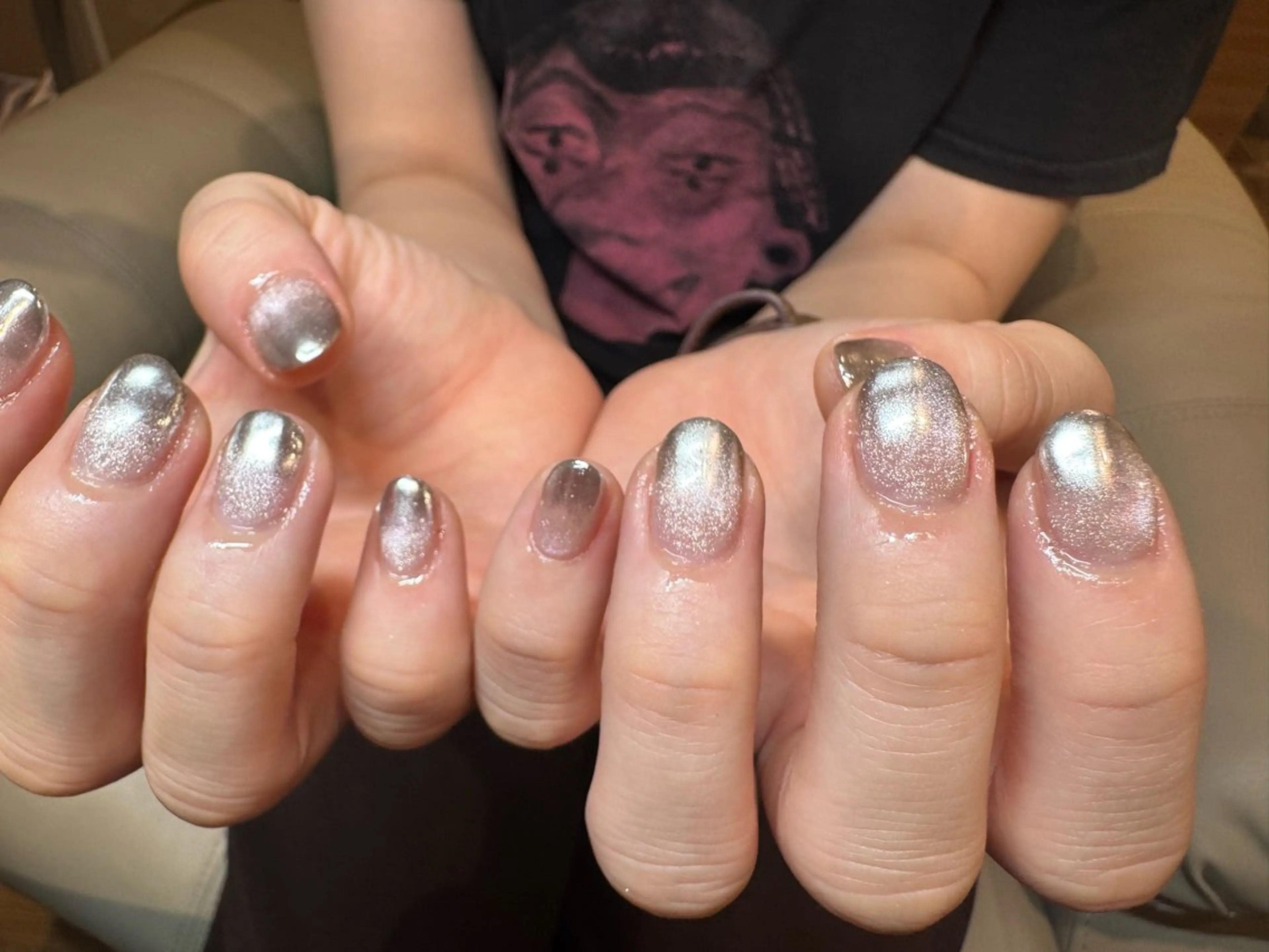 ネイル マグネットネイル ミラーネイル ハンドネイル tsumeasobi所属・tsumeasobi 🪬macoのネイルデザイン