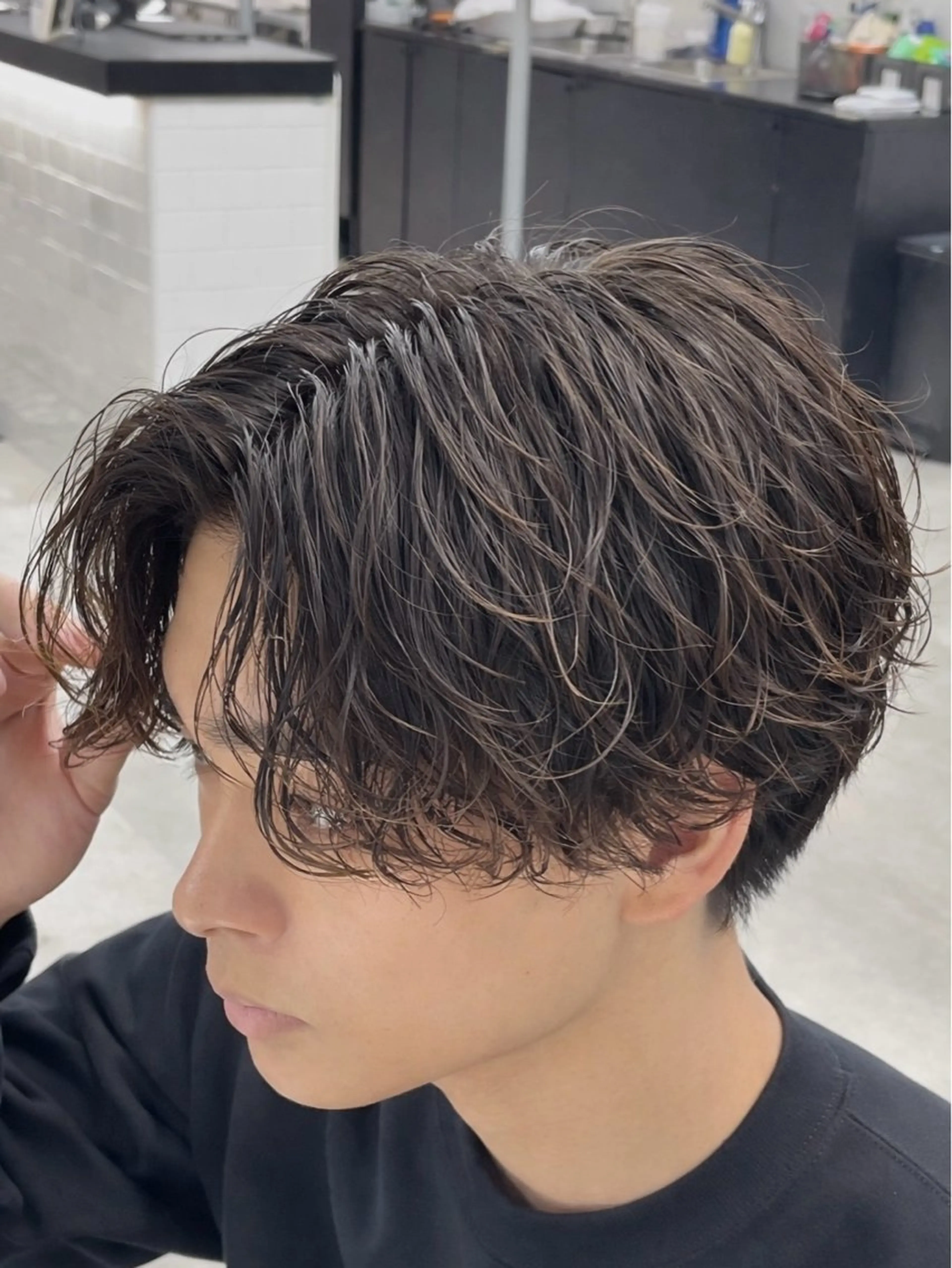 パーマ メンズ メンズパーマ カット パーマ トリートメント 🔱OVARL🔱 メンズパーマ/たいがのヘアスタイル