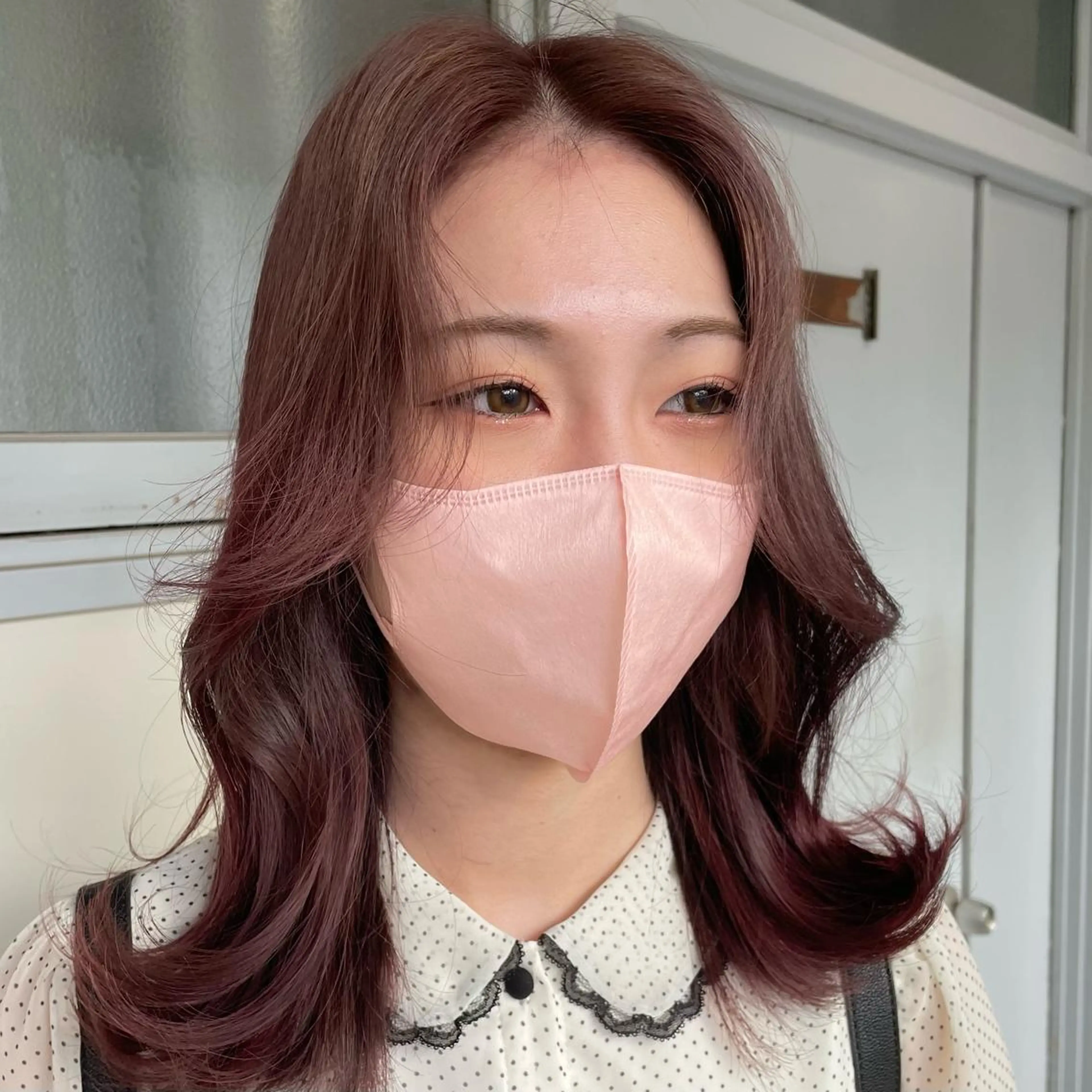 セミロング カラー ヘアアレンジ カット ヘアカラー トリートメント maoブリーチ無し 似合わせカラーのヘアスタイル