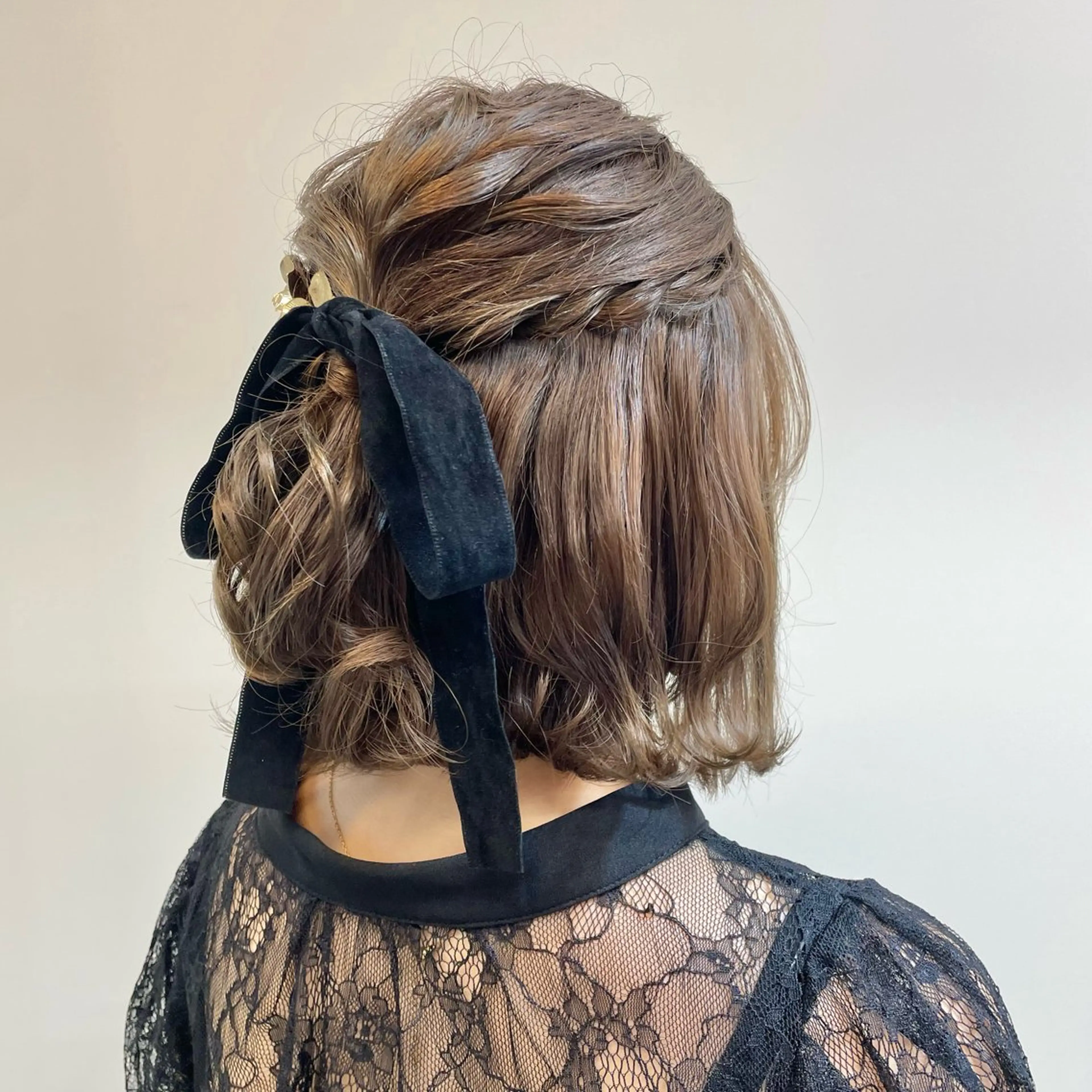 ミディアム ヘアセット Riru🤍レイヤー 垢抜けカラー🤍のヘアスタイル