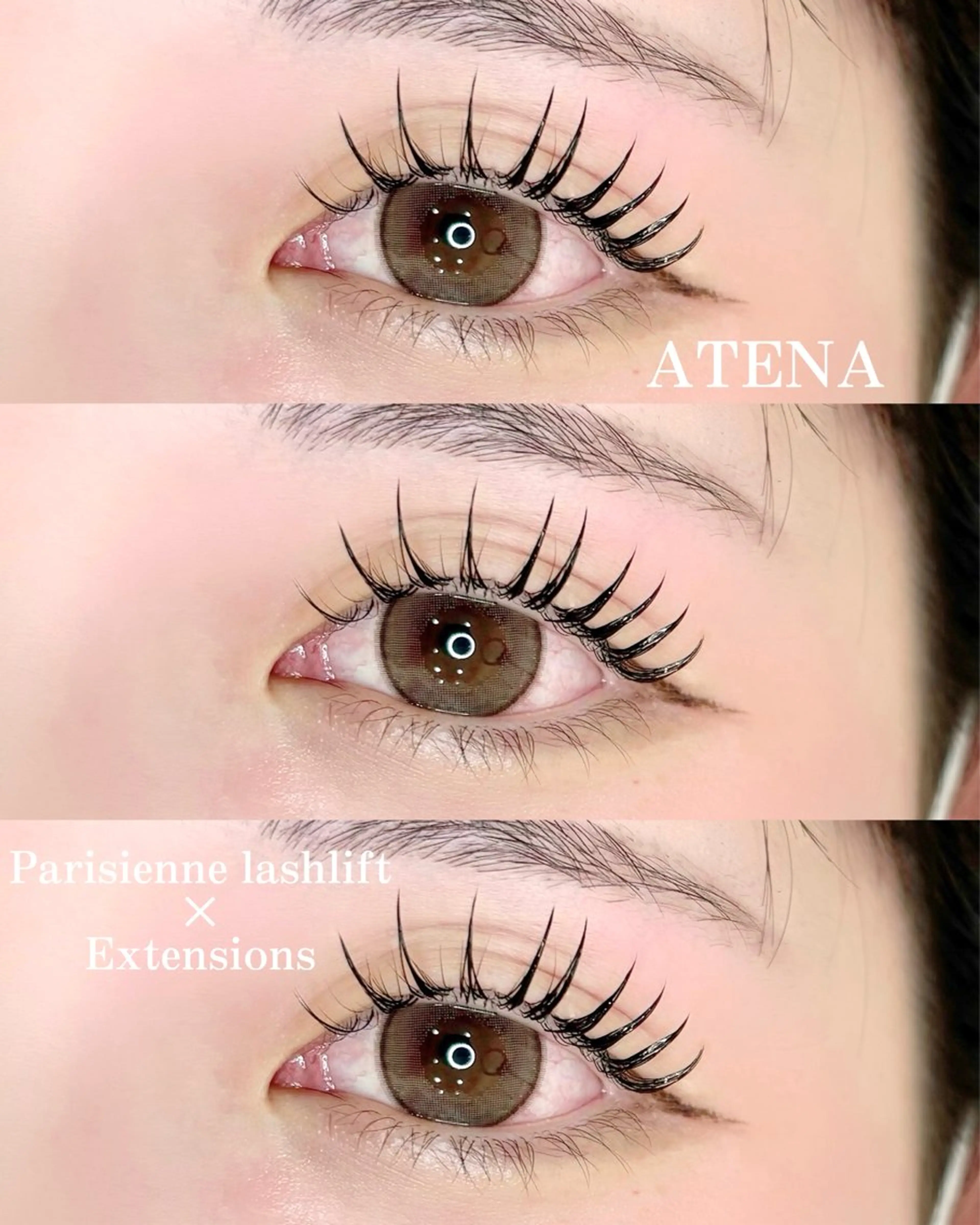 マツエク・マツパ ATENA MINAMIのマツエク・マツパデザイン